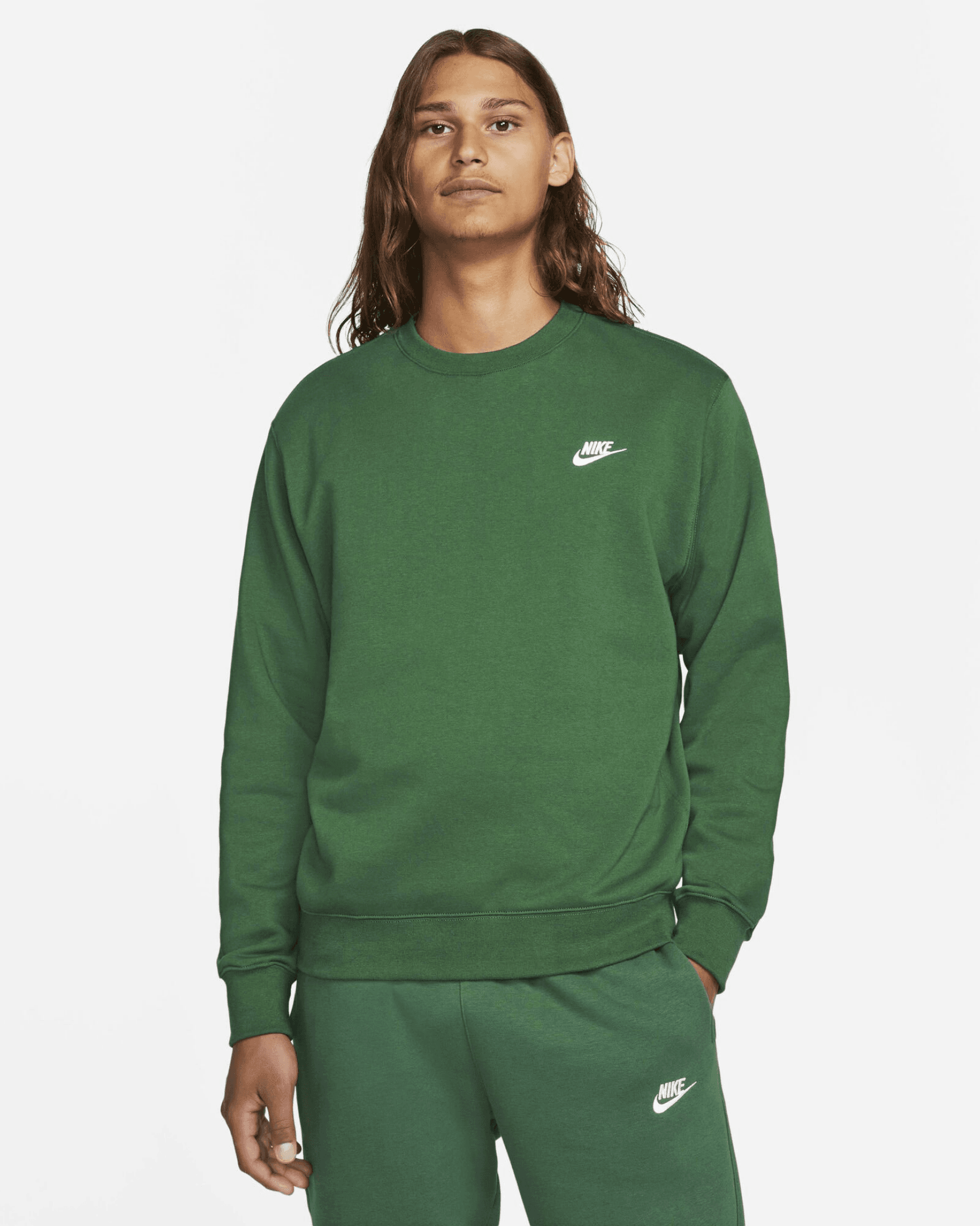 Club Fleece Sweatshirt - Yeşil