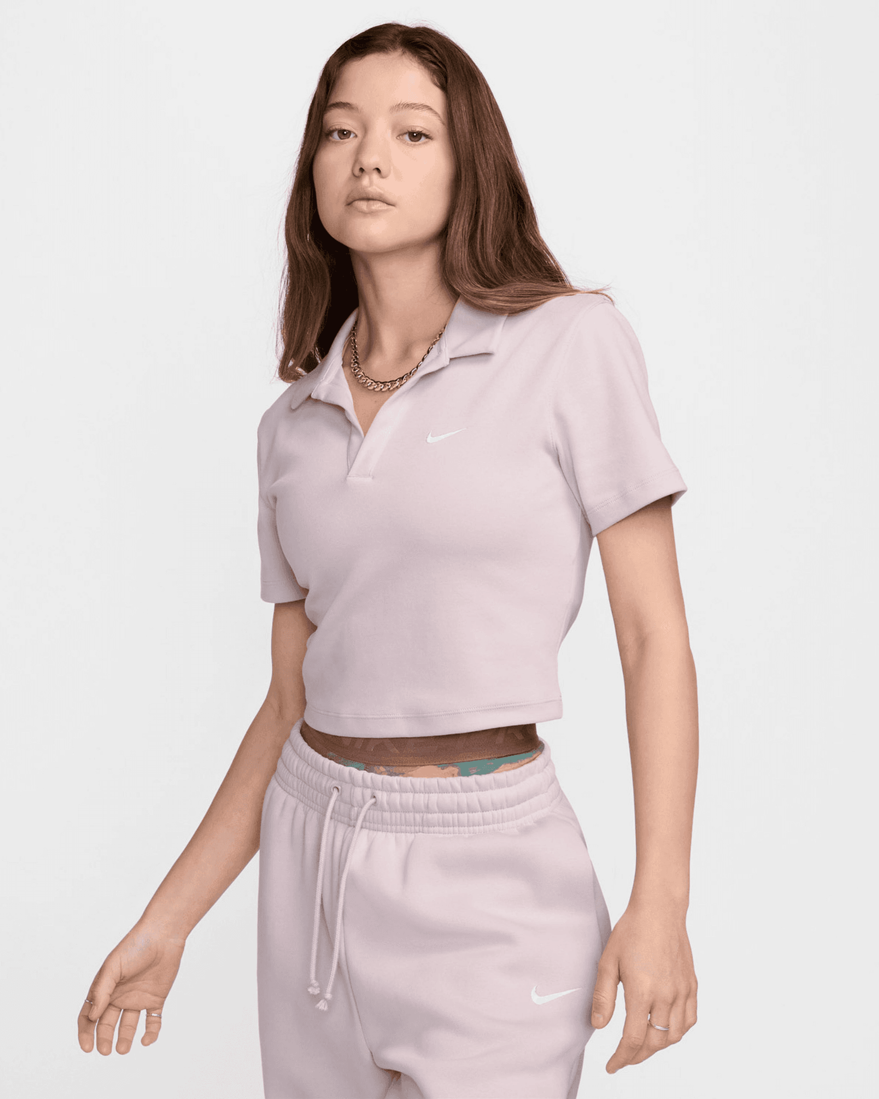 Essential Polo T-Shirt - Pembe