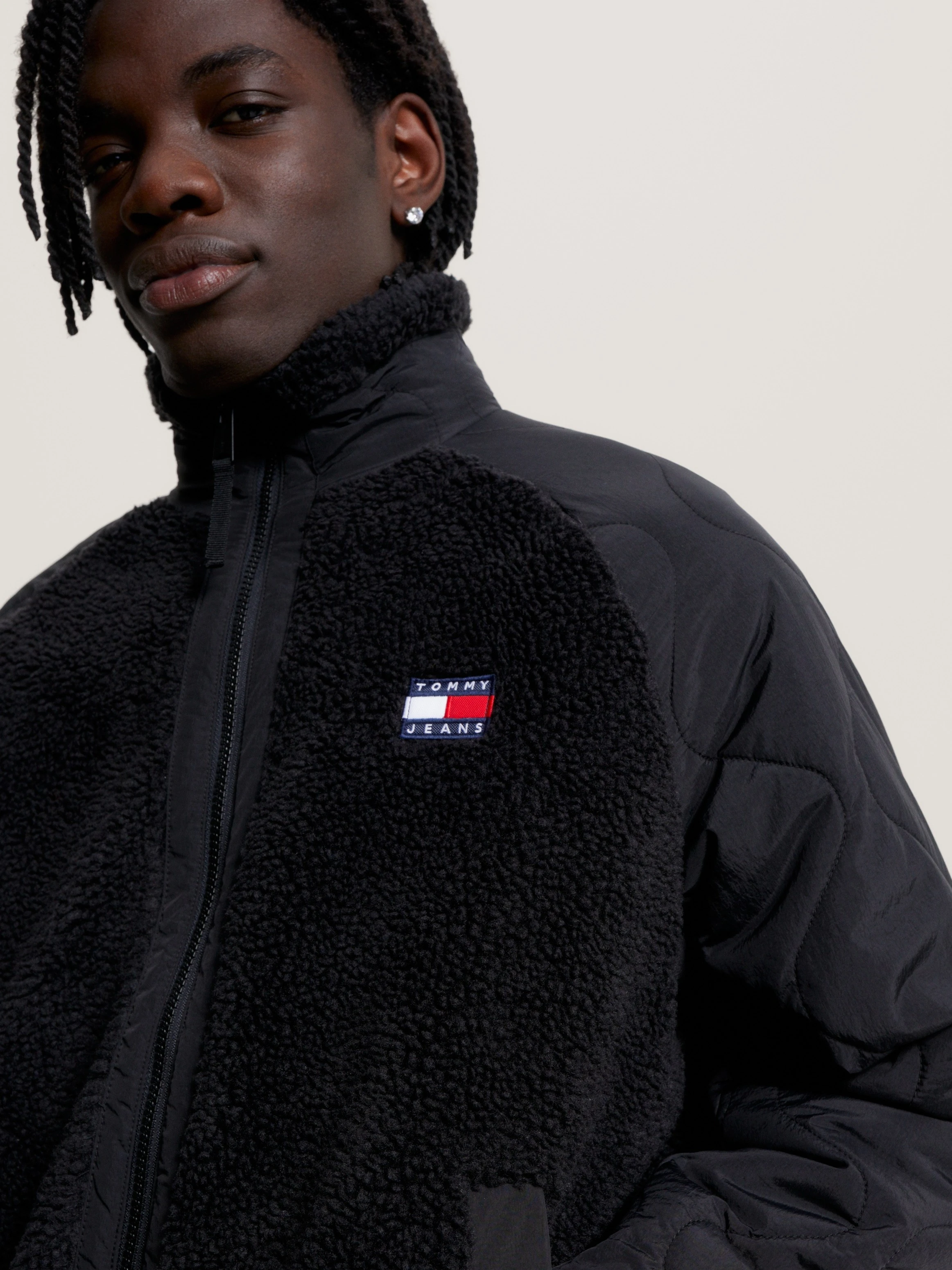 Mix Media Sherpa Ceket