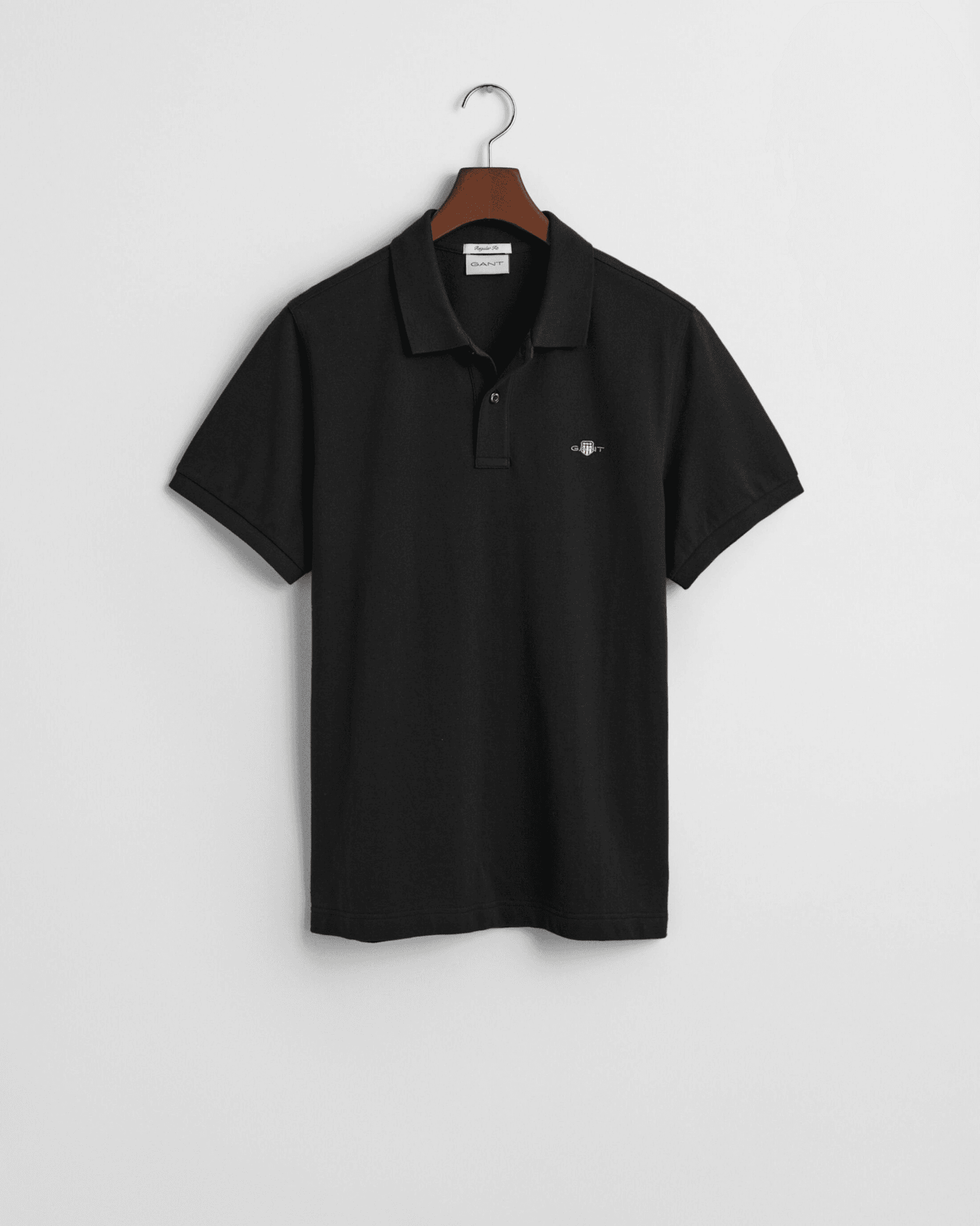 Shield Piqué Polo T-Shirt - Siyah
