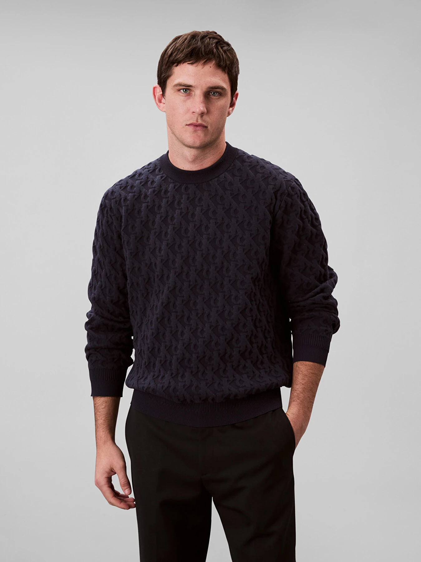 Kabartma Logo Kazak - Lacivert