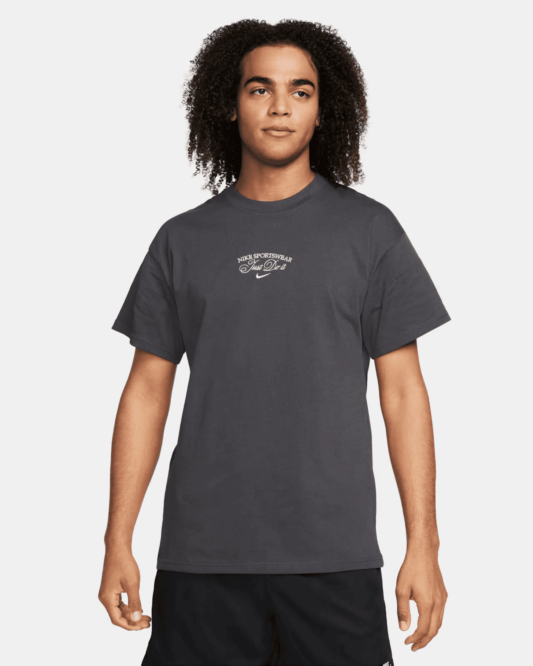 Just Do İt T-Shirt - Füme