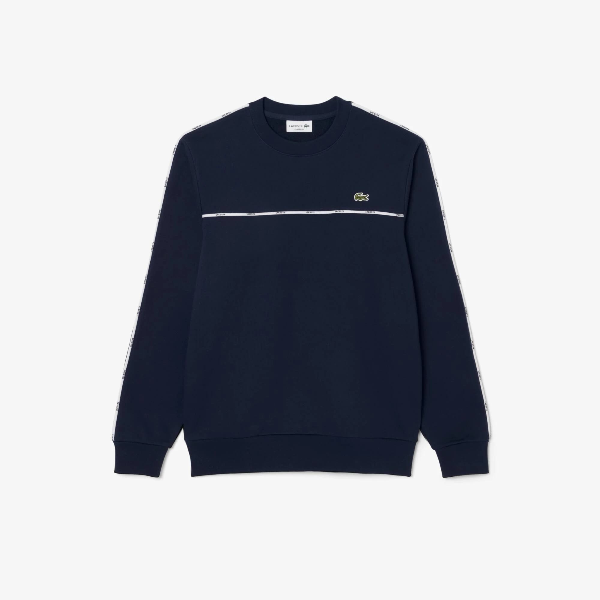 Logo Şeritli Sweatshirt - Lacivert