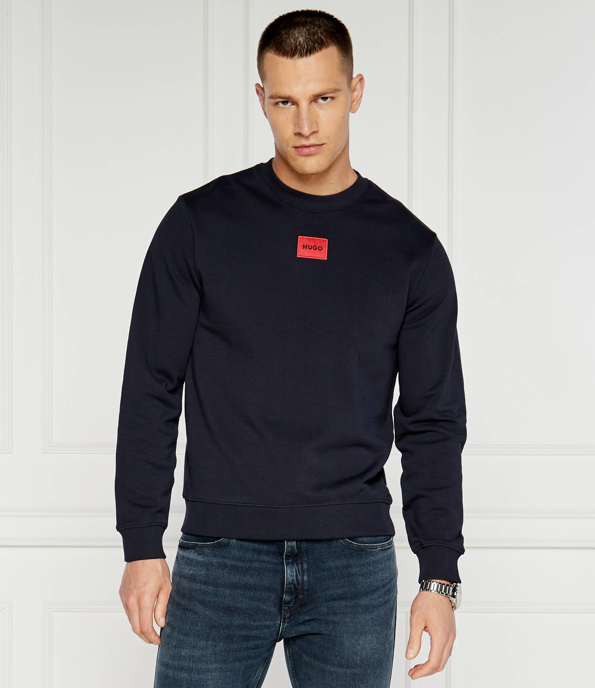 Logo Label Sweatshirt - Lacivert