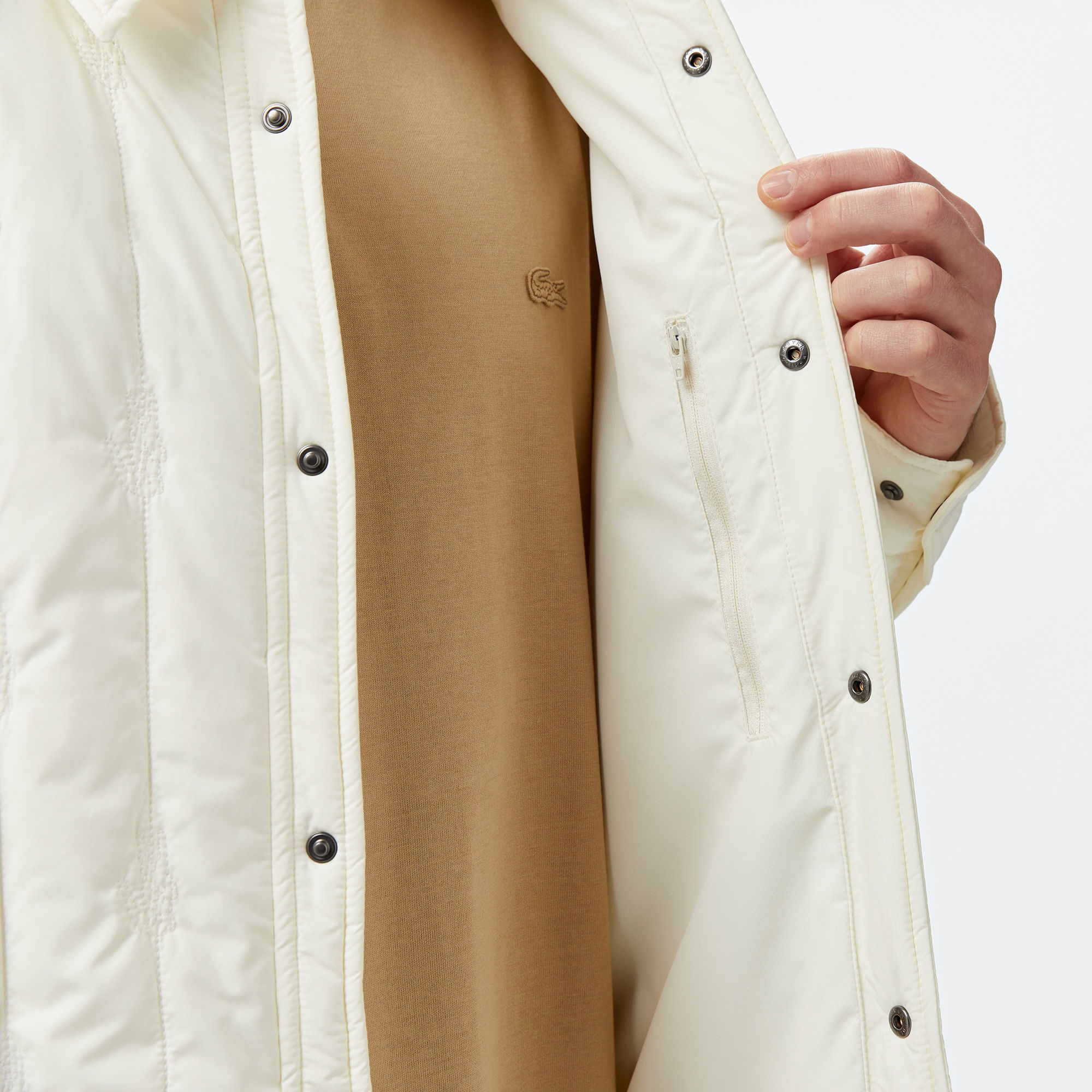 Gömlek Yaka Desenli Ceket