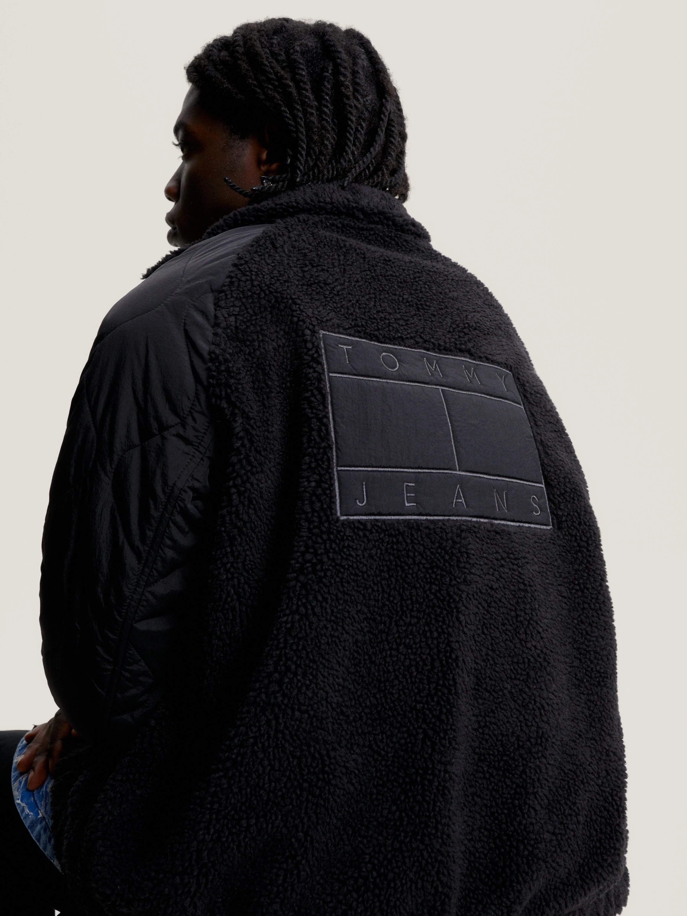 Mix Media Sherpa Ceket