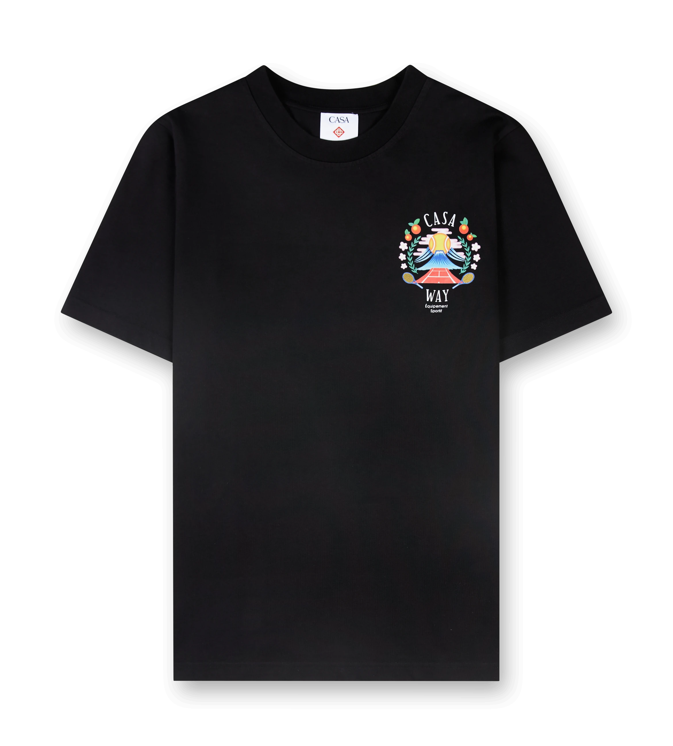 Casa Way Mountain T‑Shirt - Siyah