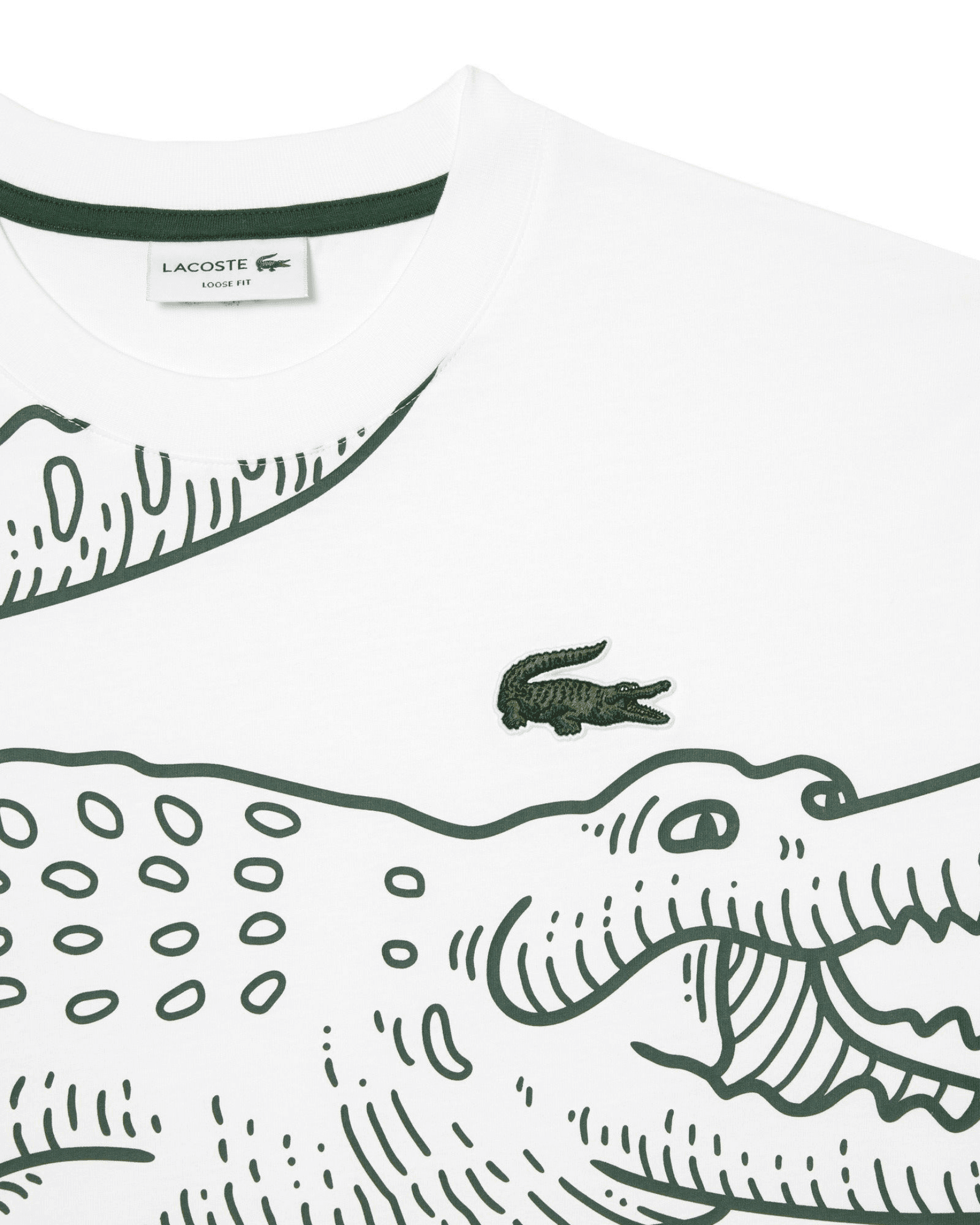 Crocodile Print Tişört