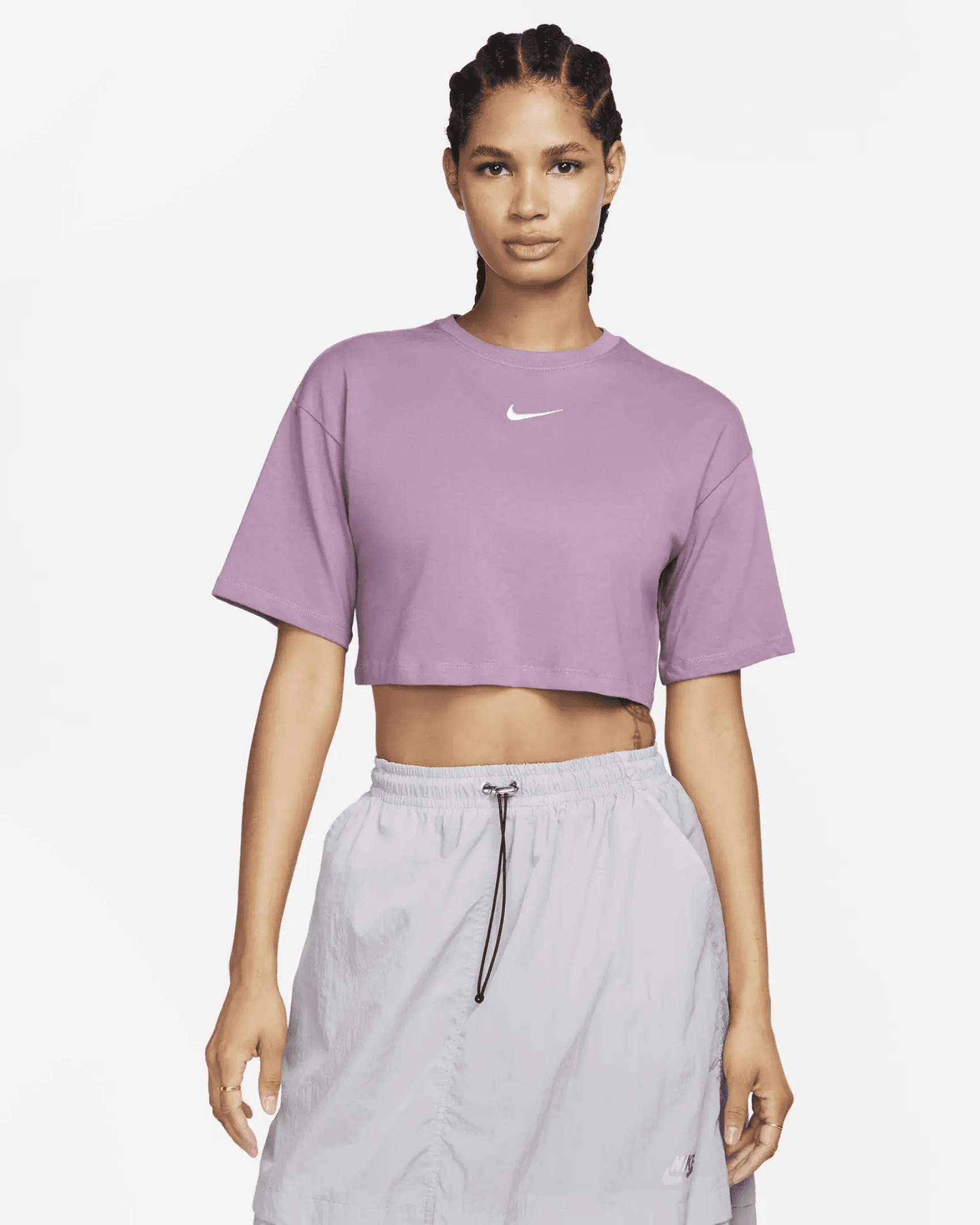 Trend Cropped T-Shirt - Mor