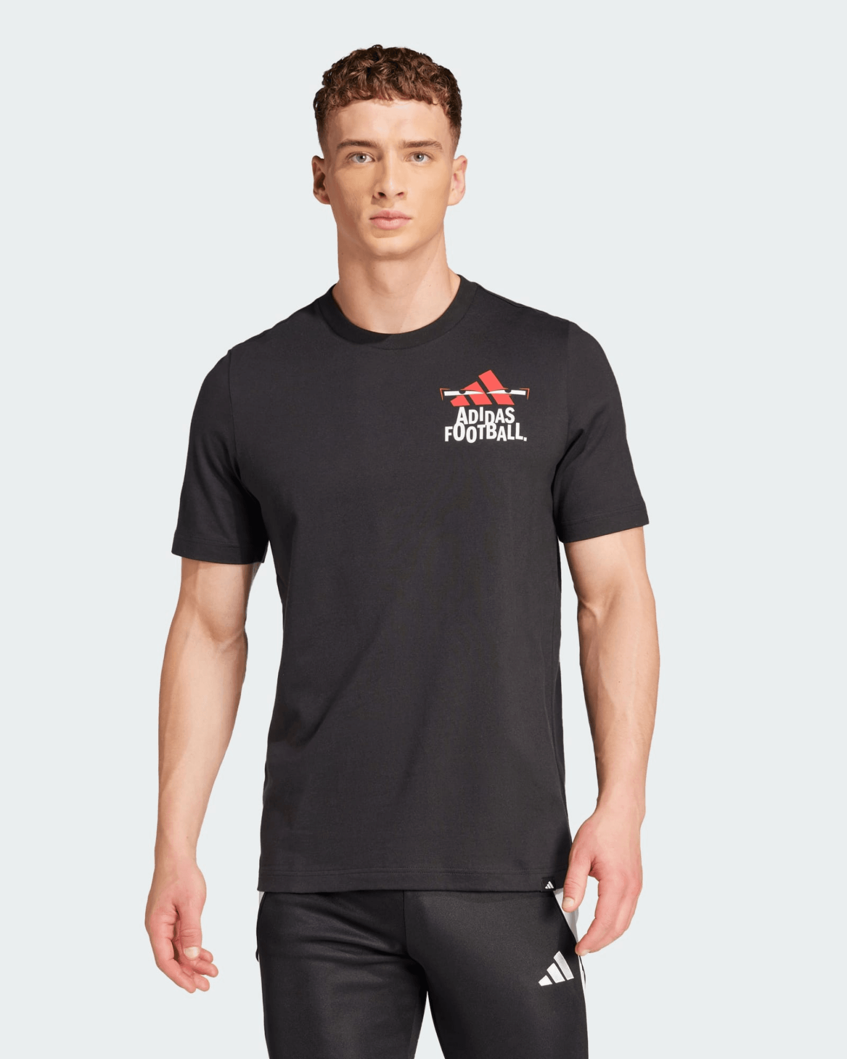 Football Graphic T-Shirt - Siyah