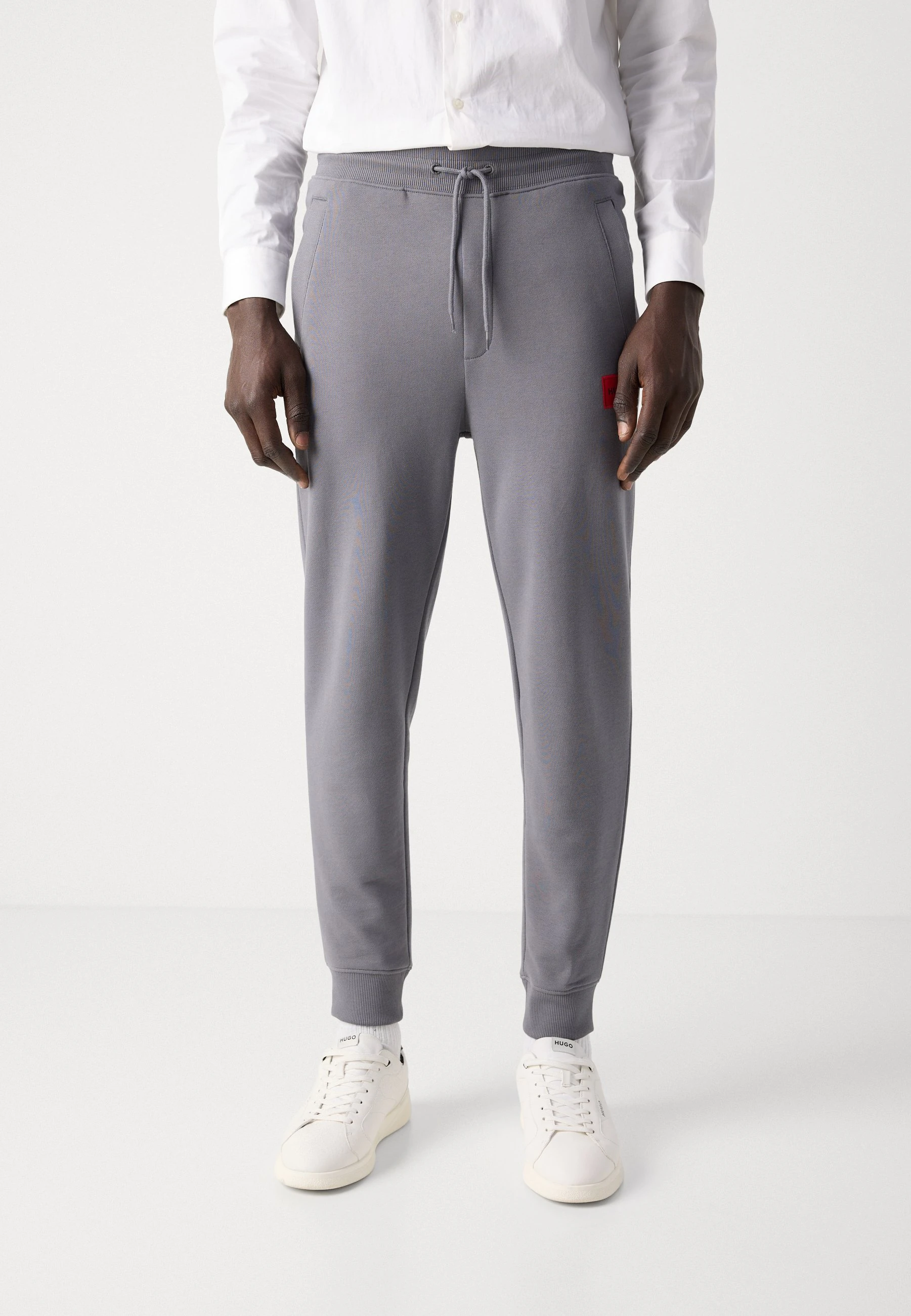 Logo Label Eşofman Altı - Füme