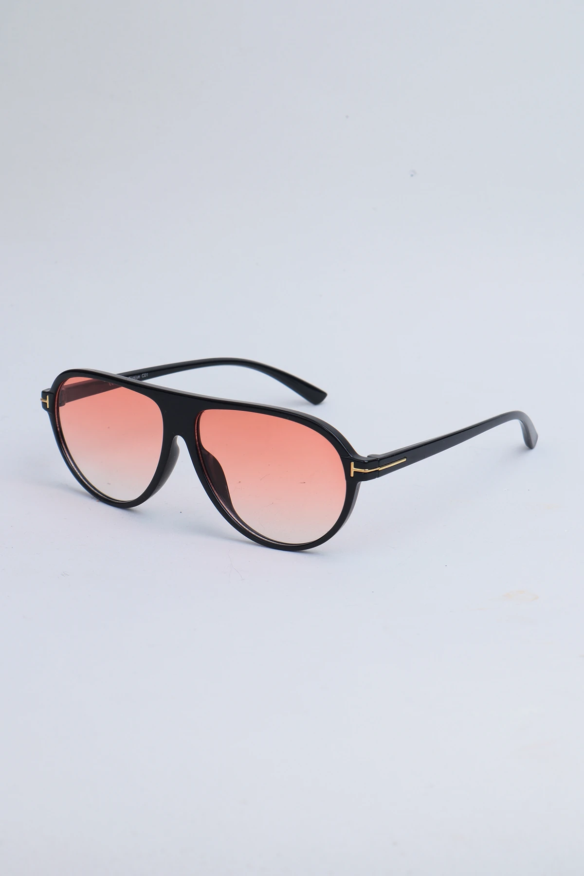 Slate Damla Retro Pilot Unisex Güneş Gözlüğü - Turuncu