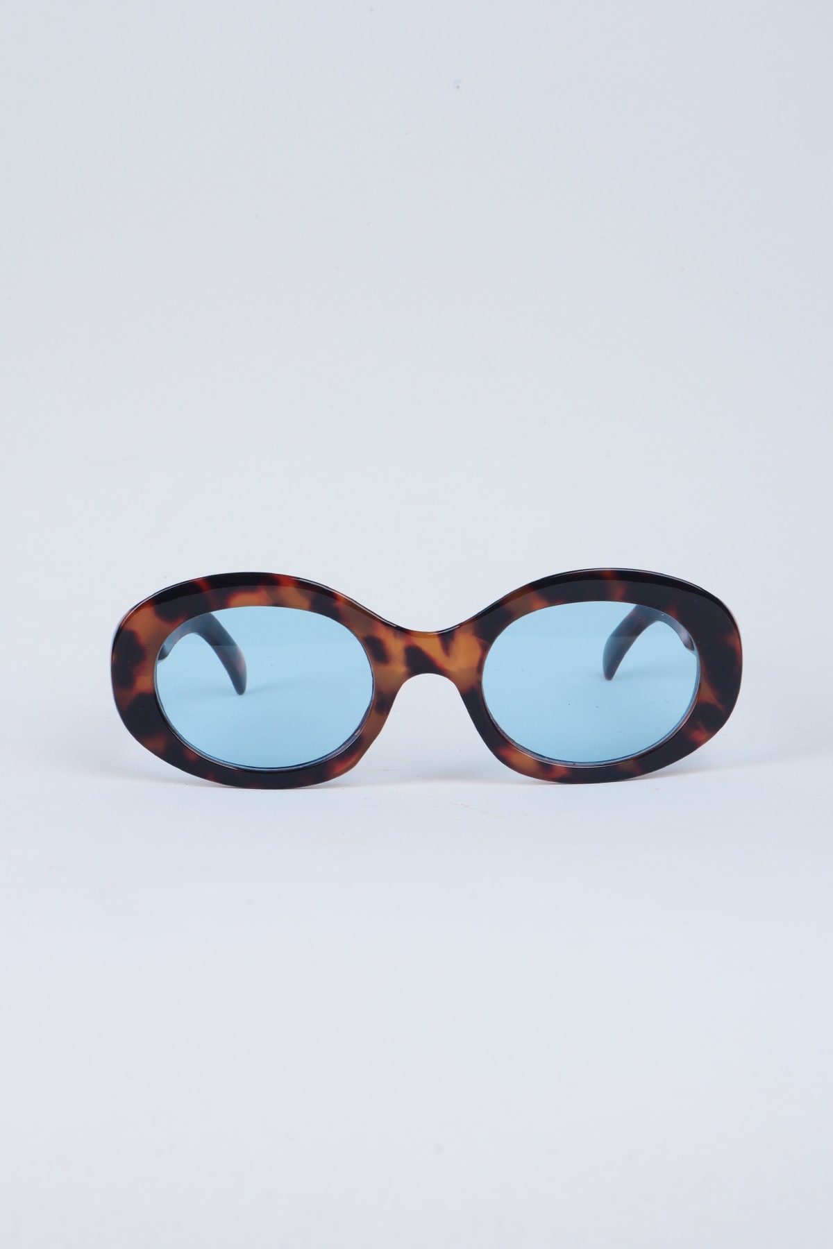Cello Oval Güneş Gözlüğü - Leopar Mavi
