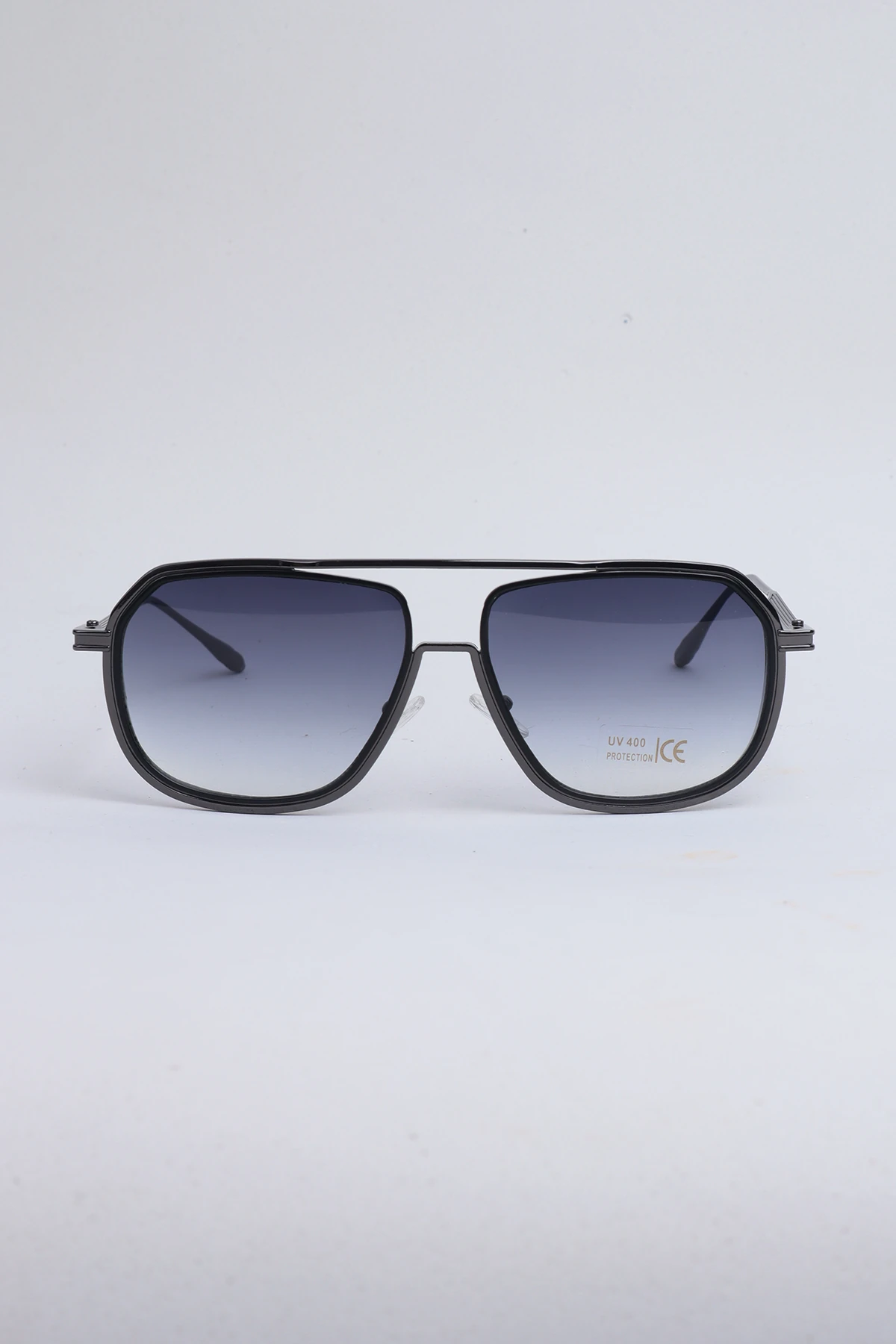 Oldia Metal Tasarım Büyük Güneş Gözlüğü - Füme