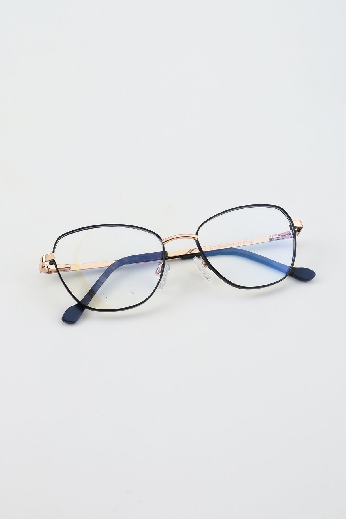 Cateye Çerçeve Mavi Işık Koruyucu Gözlük - Blue Block Lens - Siyah