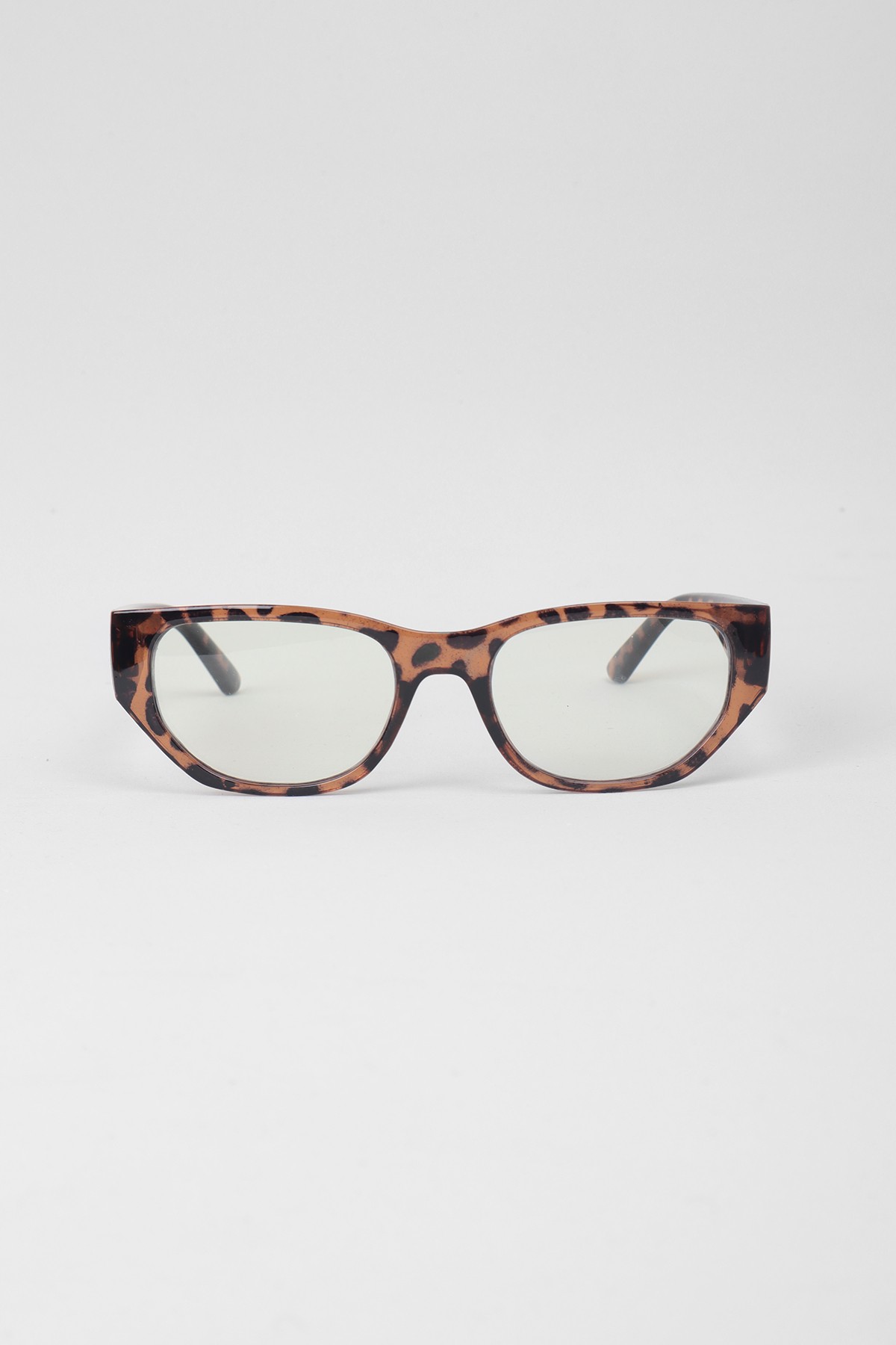 Lunette Leopar Çerçeve Mavi Işık Filtreli Koruyucu Gözlük - Blue Block