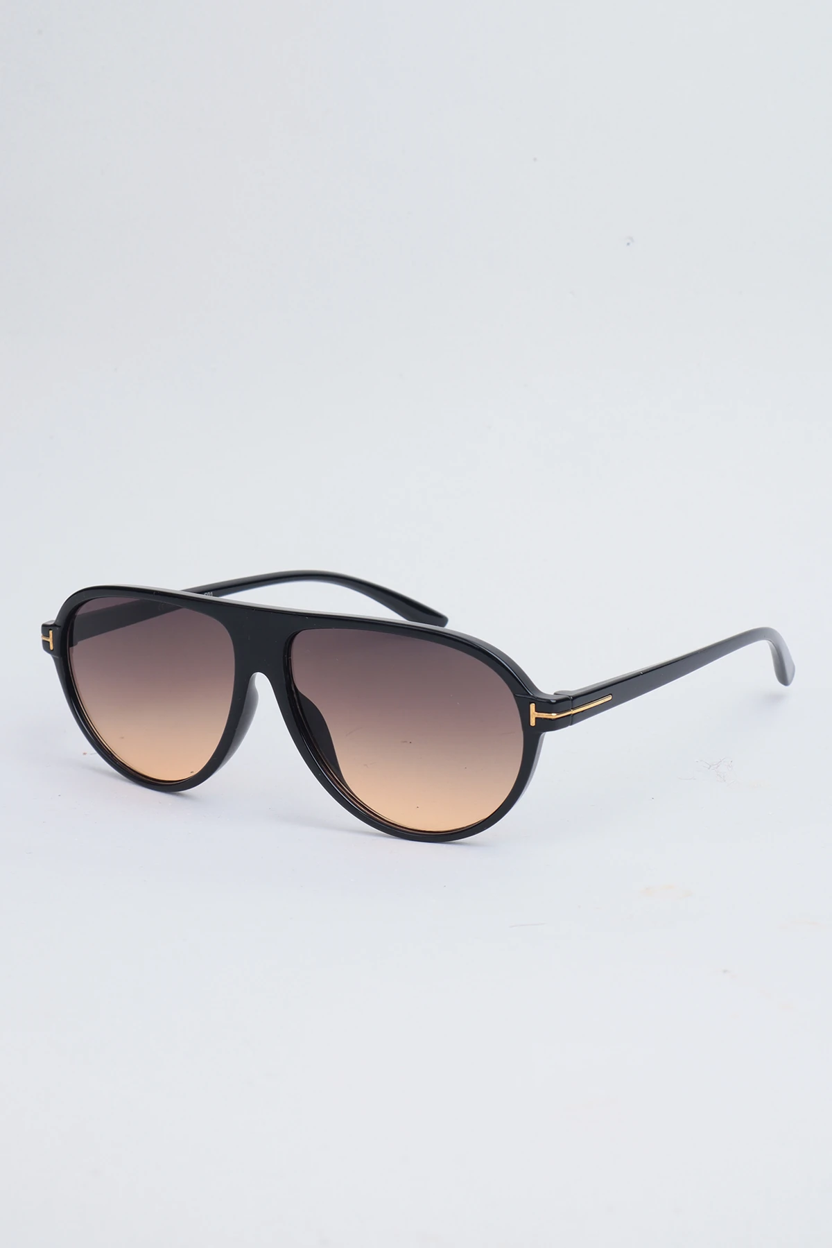 Slate Damla Retro Pilot Unisex Güneş Gözlüğü - Somon