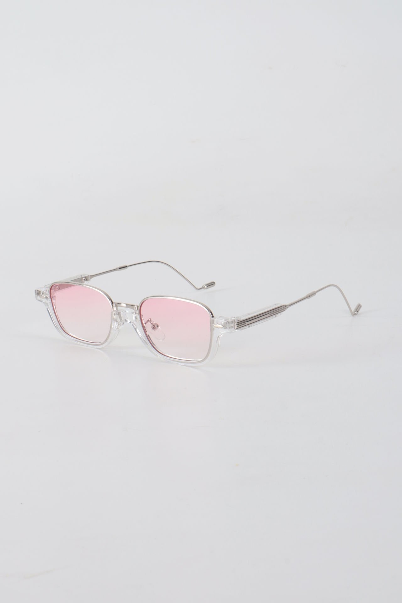 Boom Retro Dikdörtgen Minimal Güneş Gözlüğü - Pembe