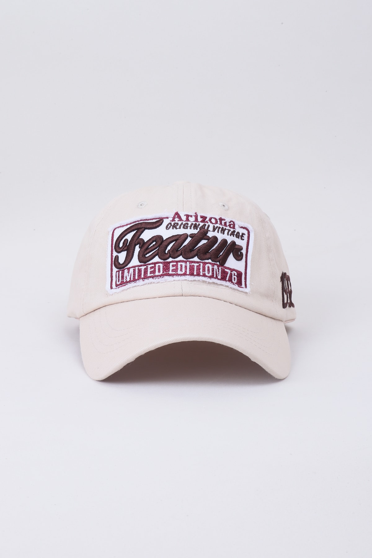 Nakışlı Cap Baseball Şapka - Bej