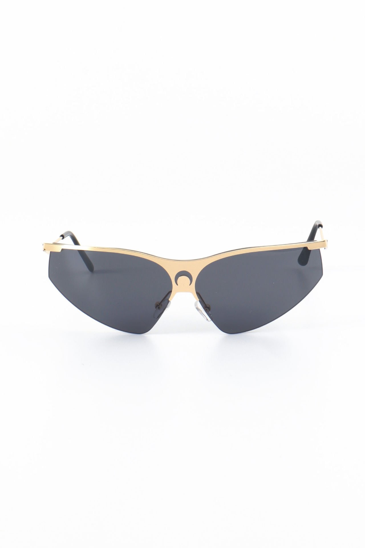 Moon Retro Metal Güneş Gözlüğü - Gold Black
