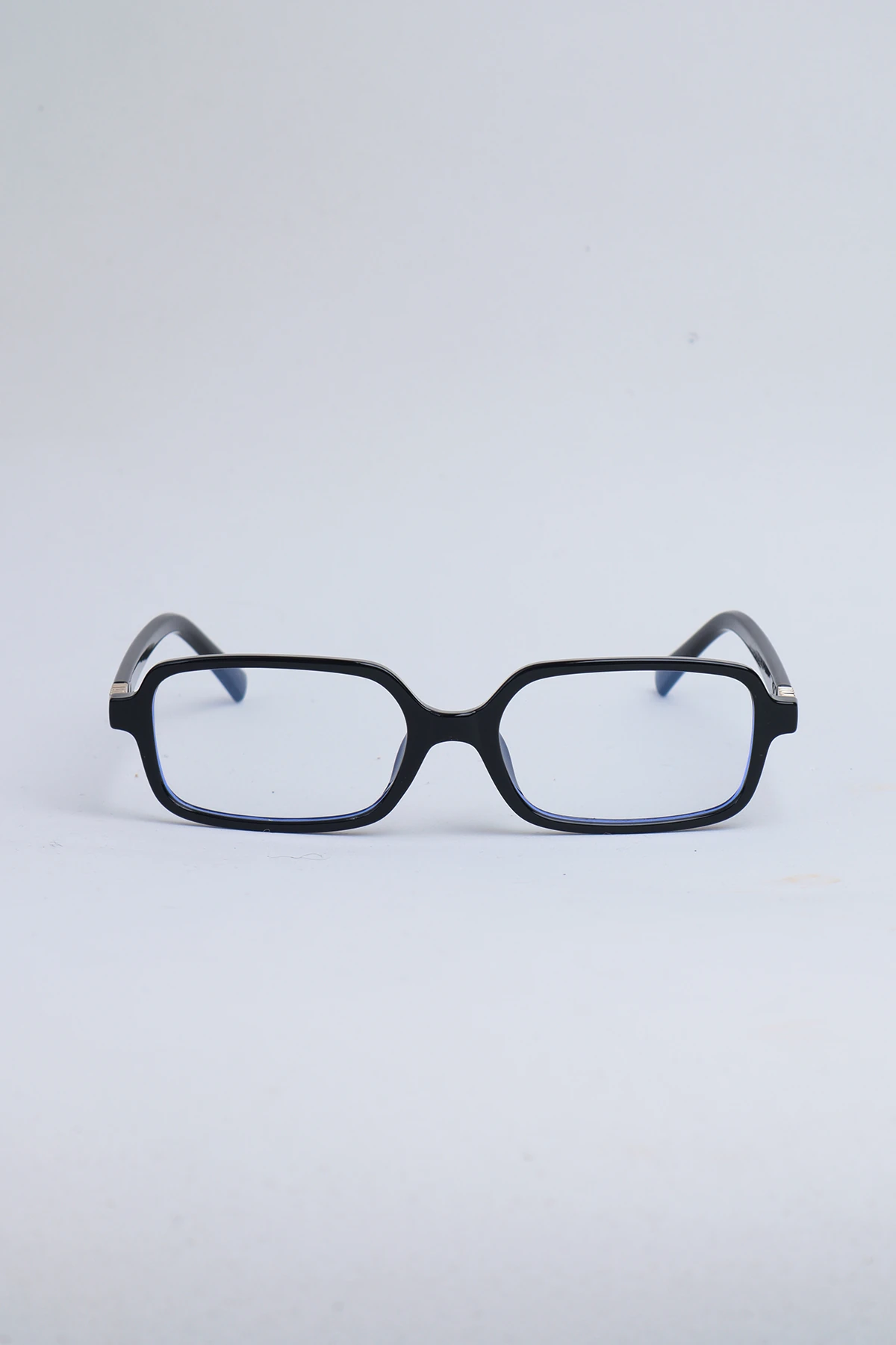 Mino Minimal Dikdörtgen Mavi Işık Koruyucu Ekran Gözlüğü - Siyah