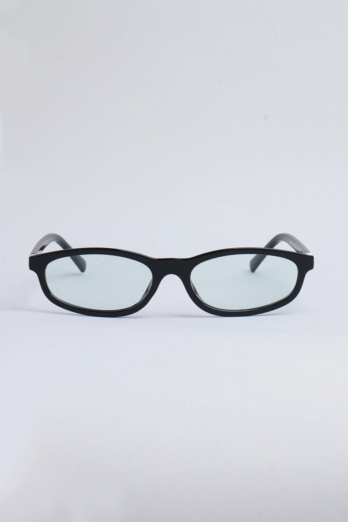 Melon Geometrik İnce Güneş Gözlüğü - Yeşil