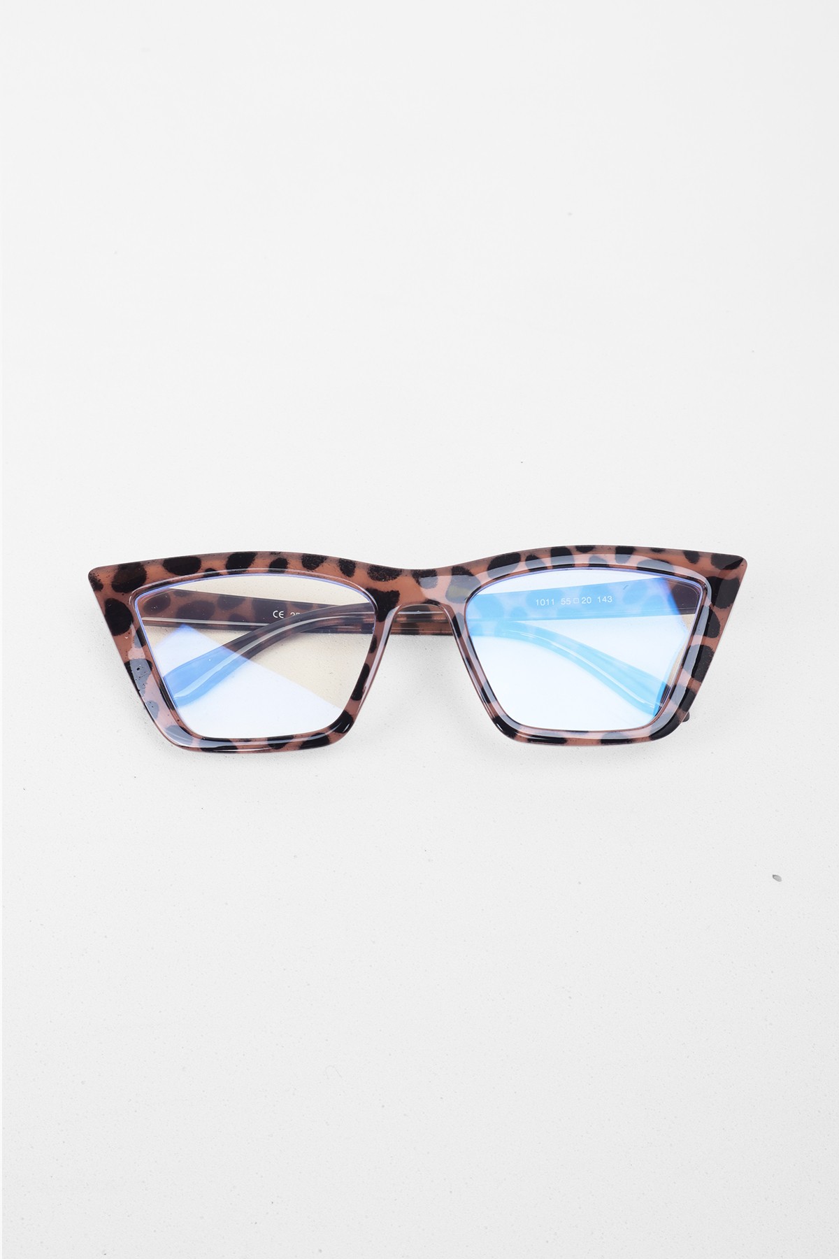 Leopar Cateye Mavi Işık Koruyucu Gözlük - Blue Block