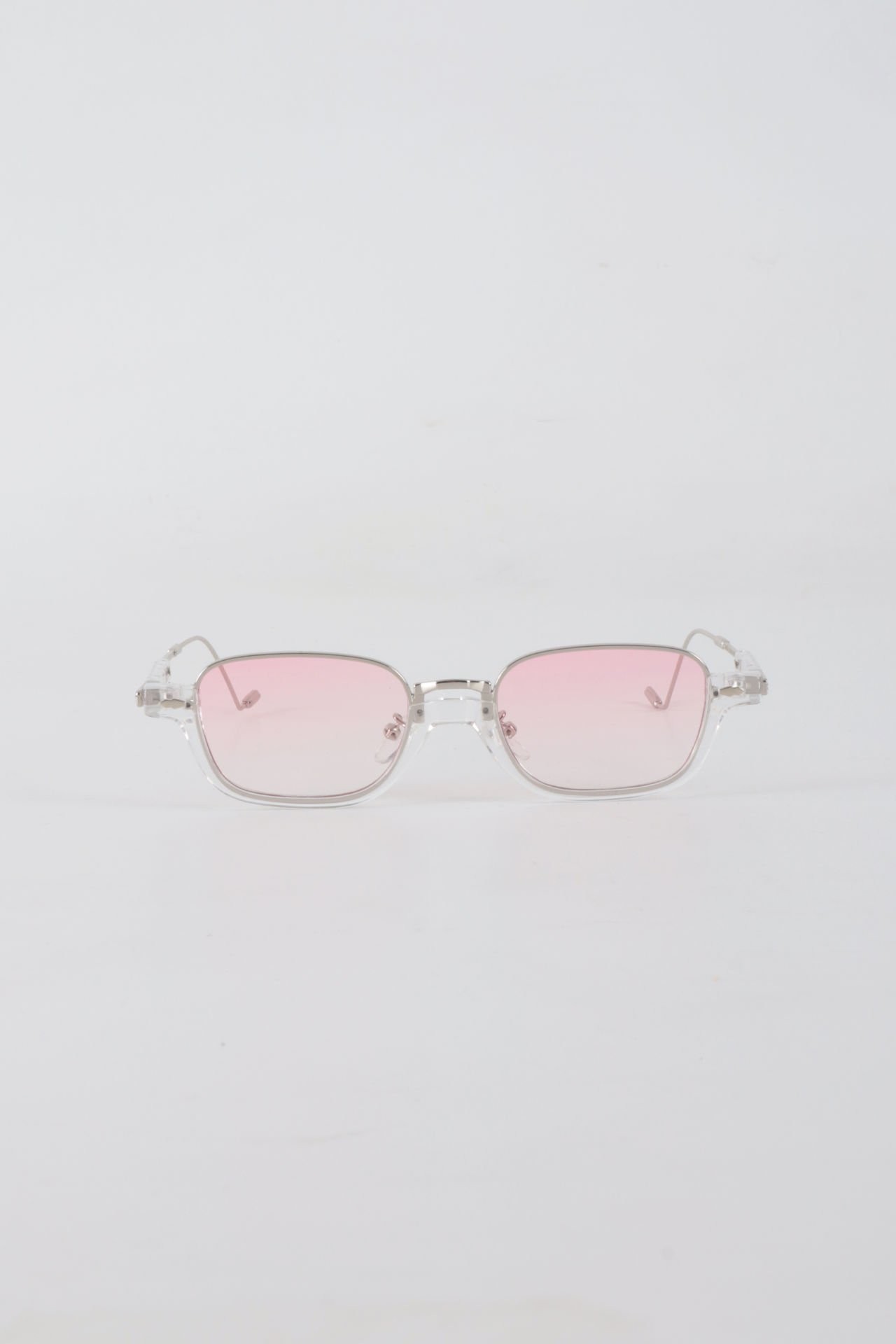 Boom Retro Dikdörtgen Minimal Güneş Gözlüğü - Pembe