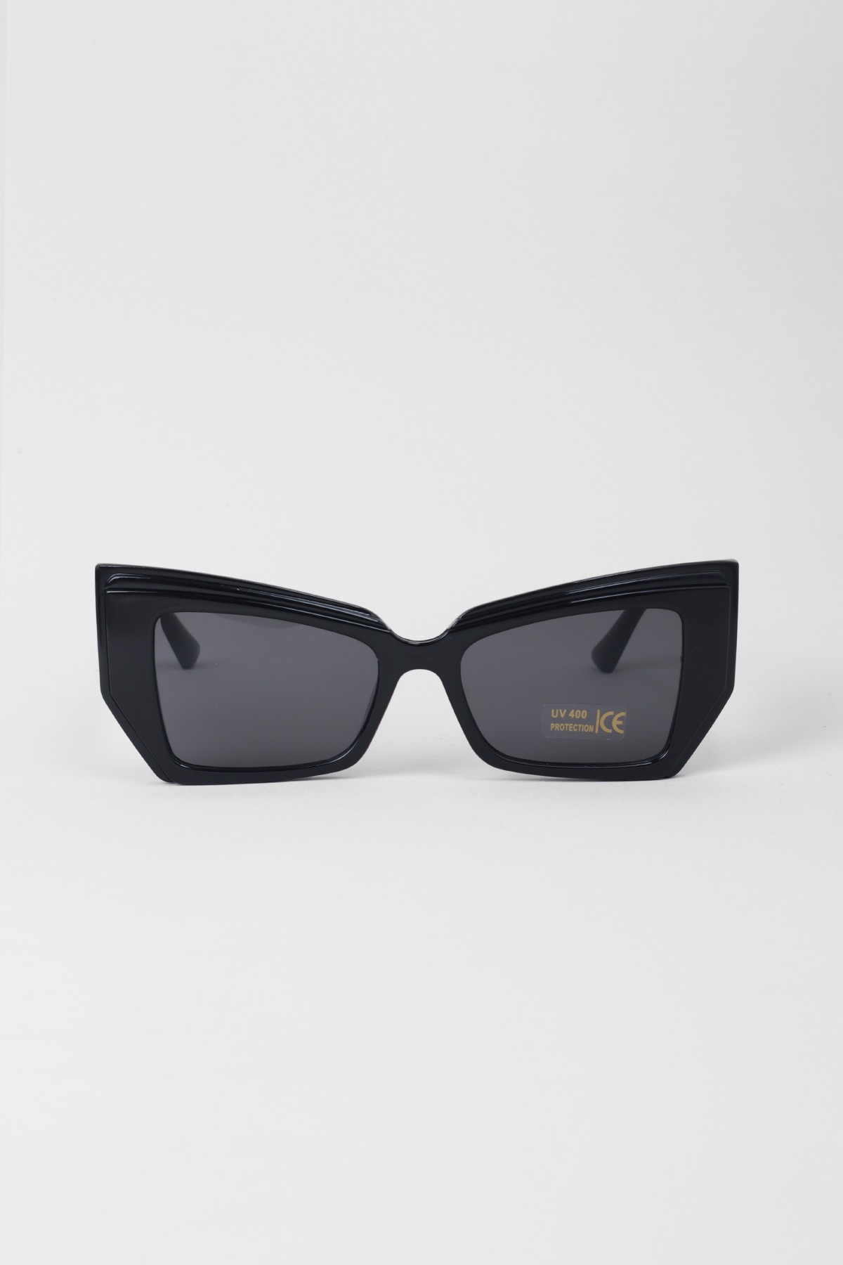 Lumo Cateye Retro Kadın Güneş Gözlüğü Premium Çerçeve - Siyah