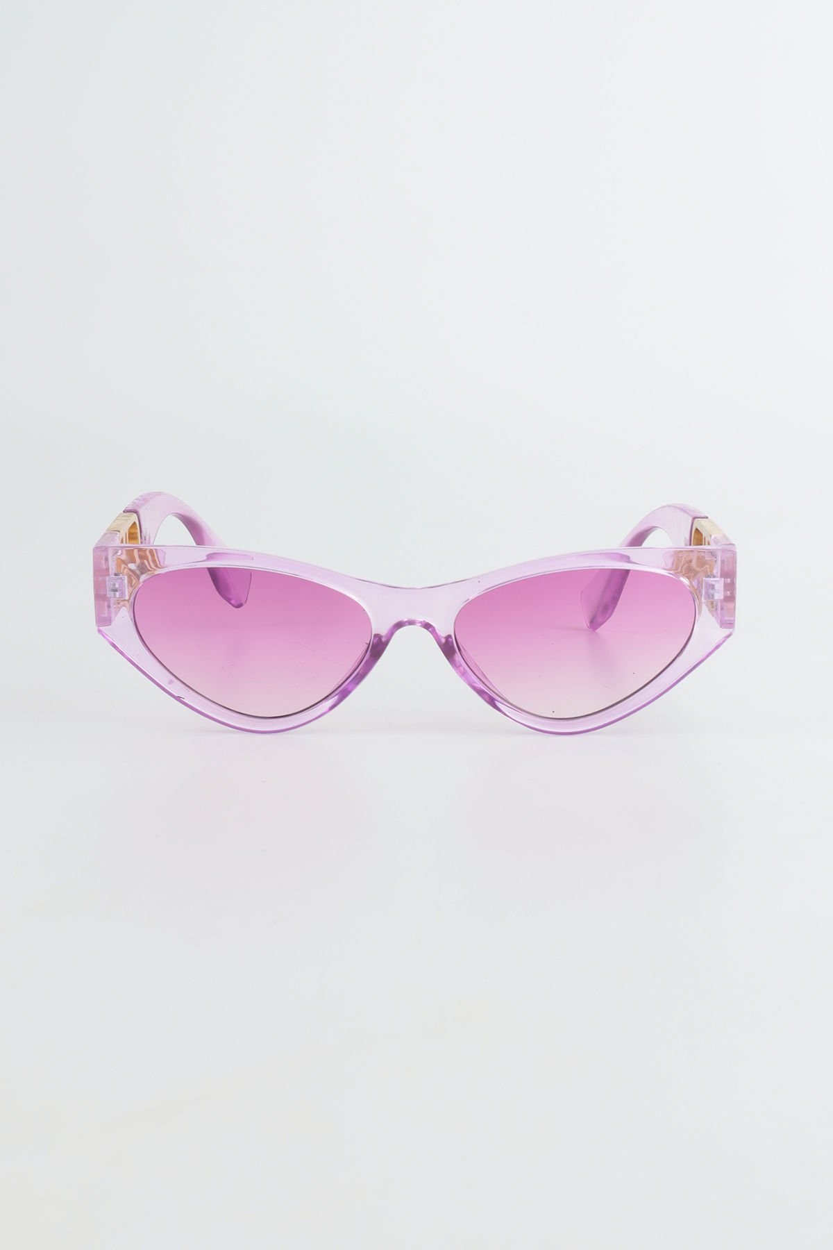 Felix Cateye Metal Detaylı Güneş Gözlüğü - Mor