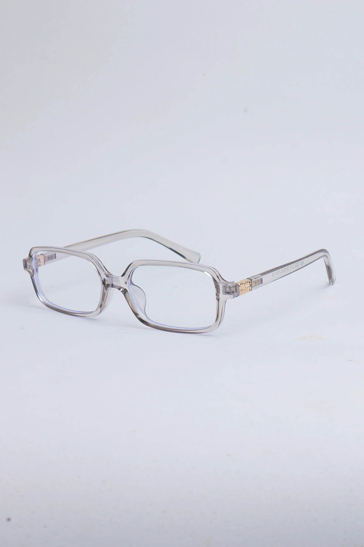 Mino Minimal Dikdörtgen Mavi Işık Koruyucu Ekran Gözlüğü - Gri