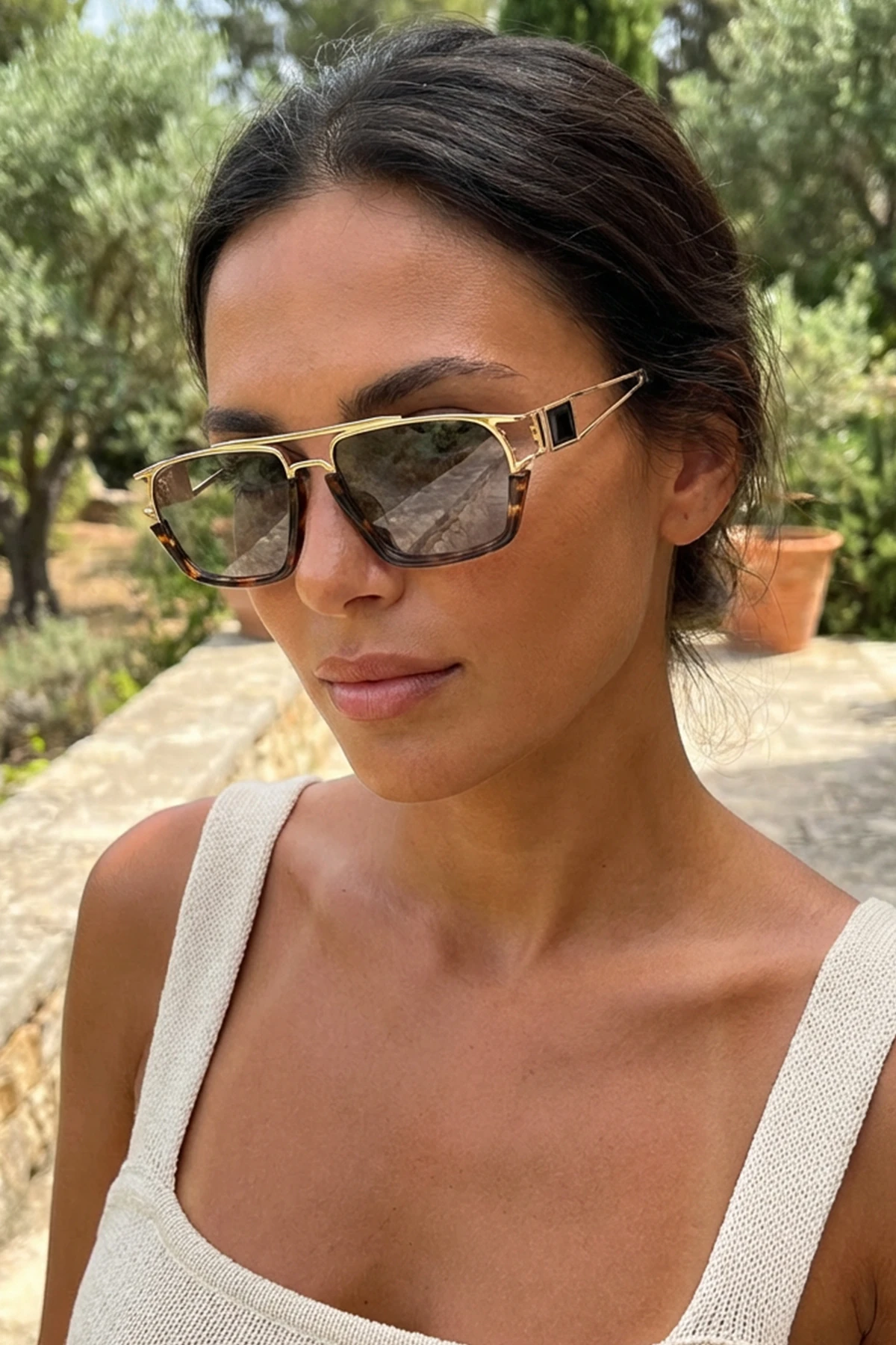 Unread Metal Detaylı Güneş Gözlüğü - Gri