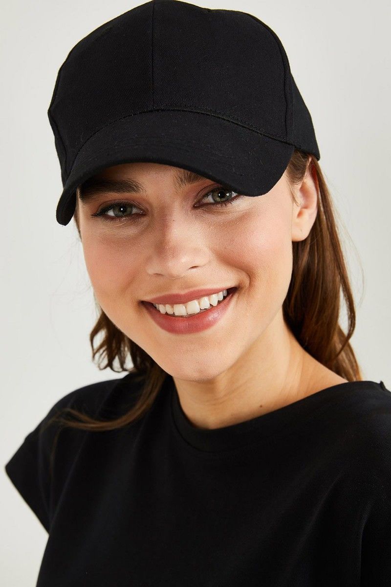 Siyah Basic Cap Baseball Şapka