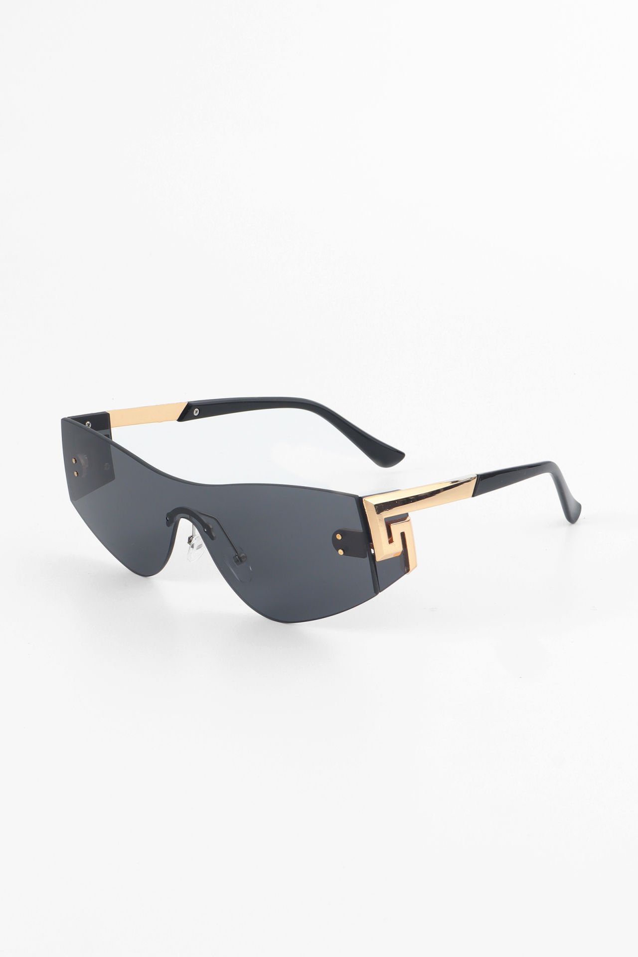 Pana Geometrik Siyah Gold Güneş Gözlüğü