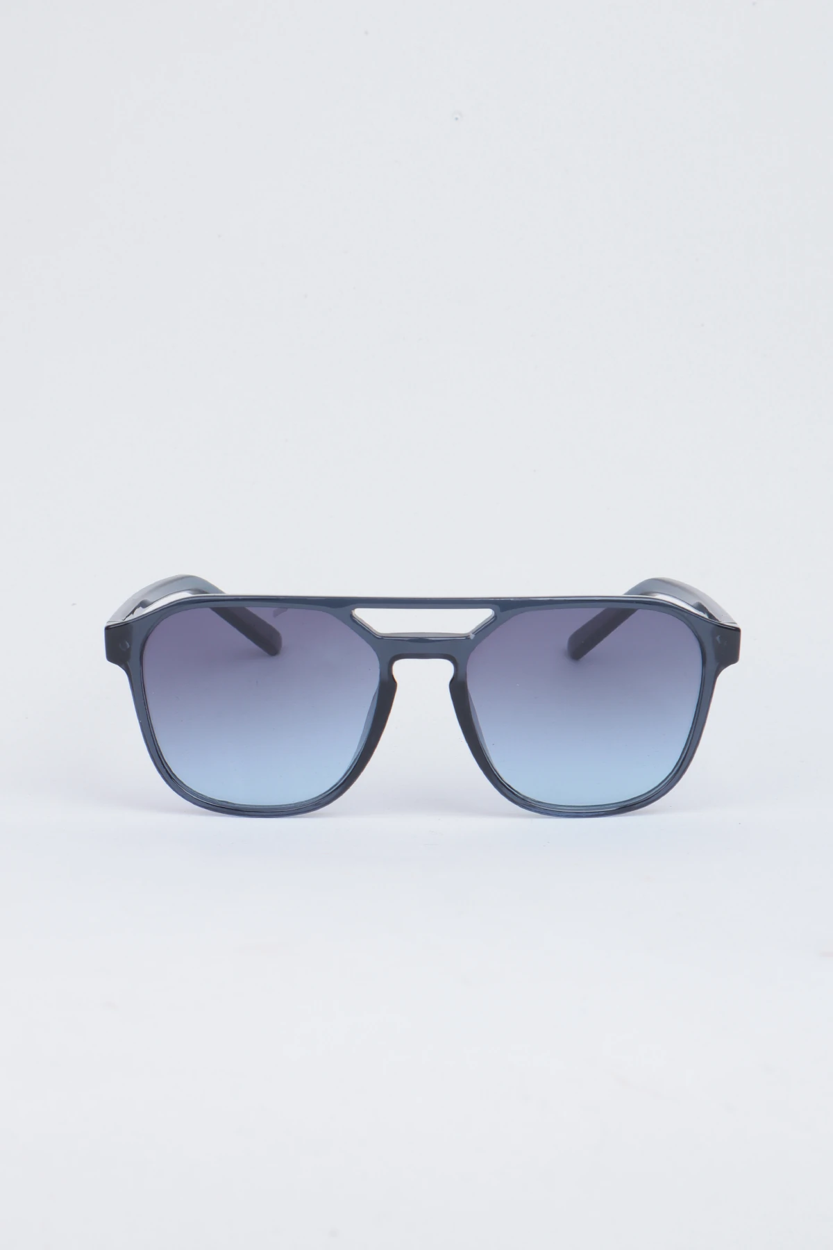 Geometrik Çerçeve Güneş Gözlüğü - Mavi