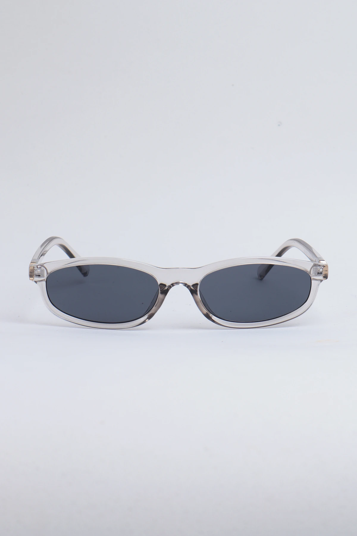 Melon Geometrik İnce Güneş Gözlüğü - Gri