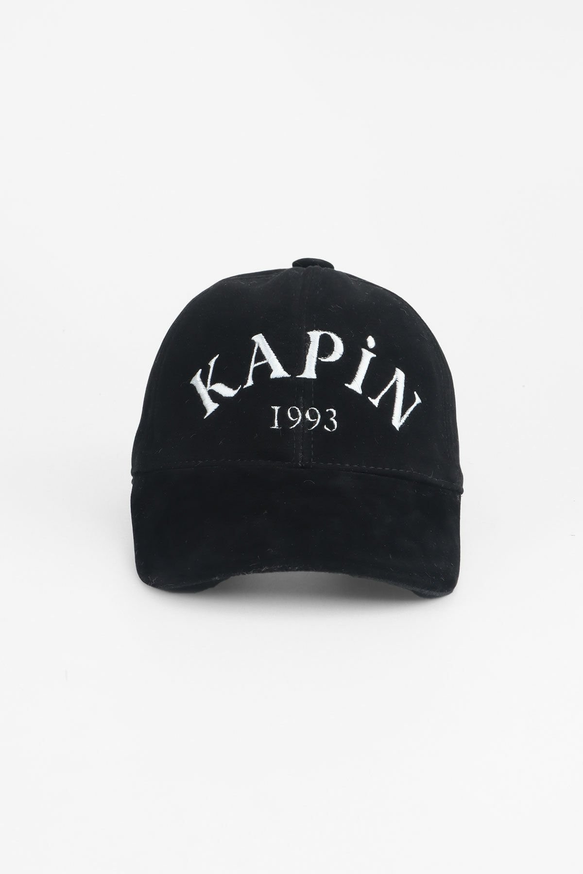 Kapin Baseball Cap Şapka - Süet Siyah