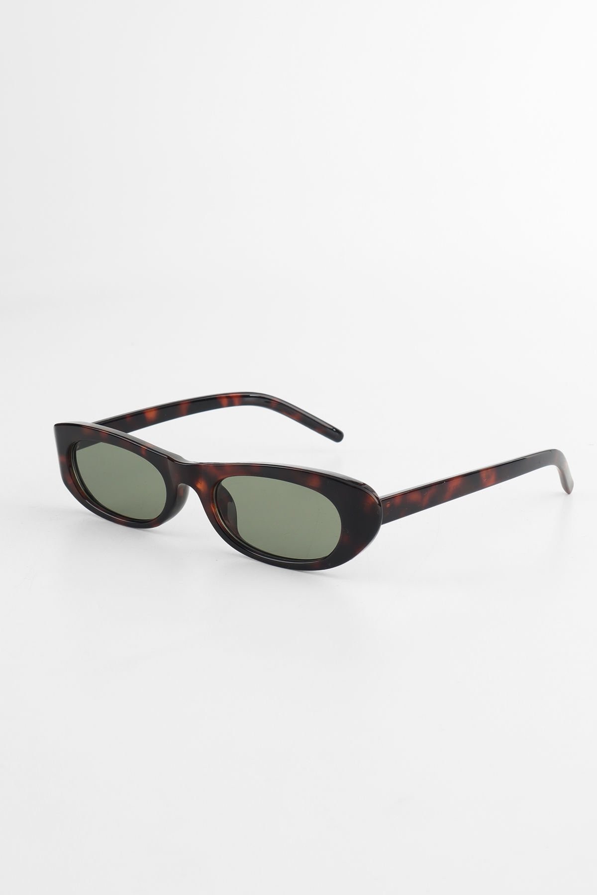 Luxxe Cateye Güneş Gözlüğü - Leopar Yeşil