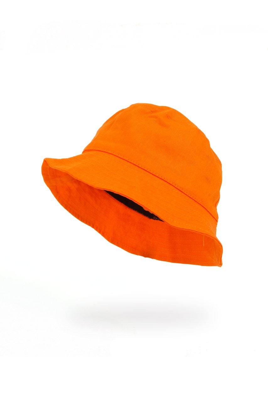Turuncu Bucket Şapka