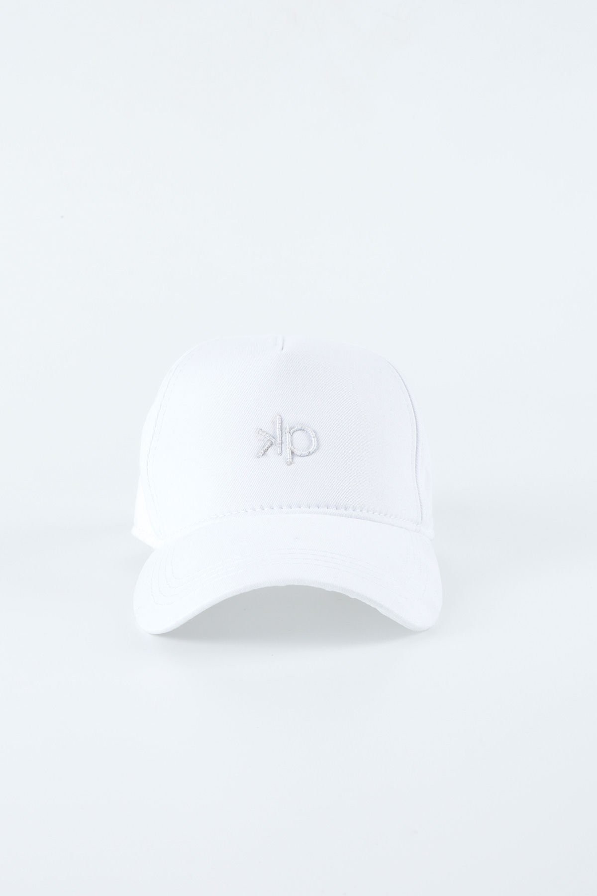 Kapin Kp Nakışlı Baseball Cap Şapka - Beyaz