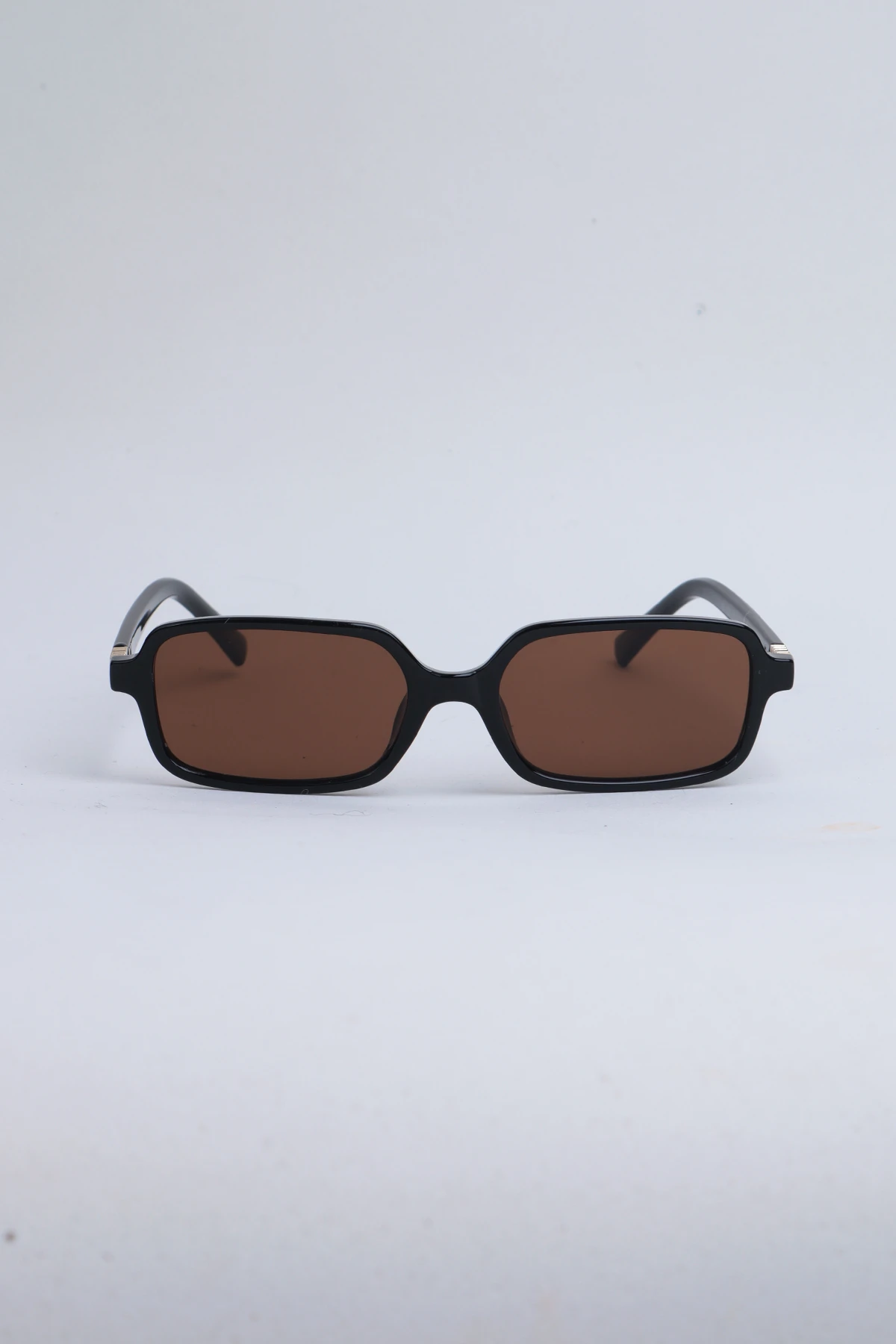 Mino Minimal Dikdörtgen Güneş Gözlüğü - Siyah Kahve
