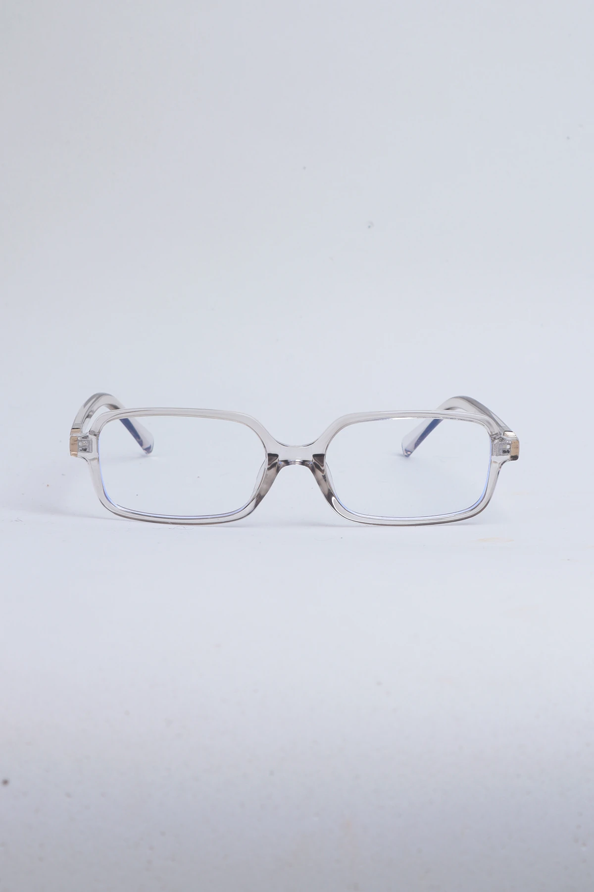 Mino Minimal Dikdörtgen Mavi Işık Koruyucu Ekran Gözlüğü - Gri