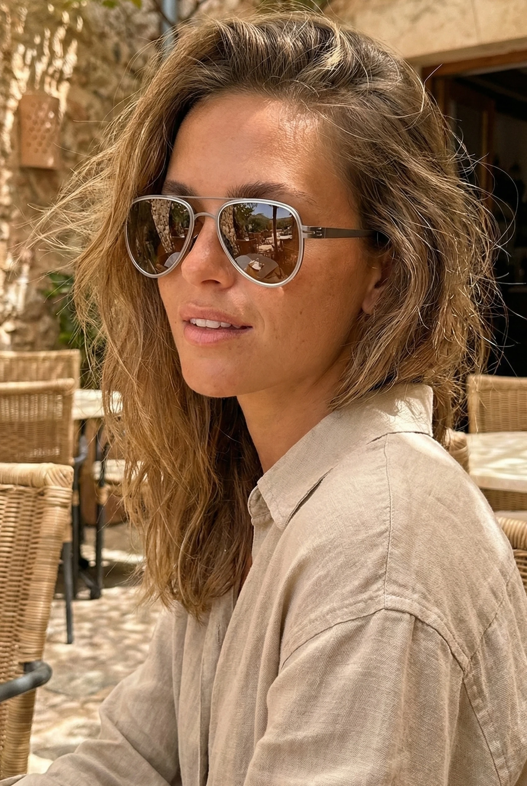 Metal Damla Premium Ultra Esnek / Ultra Hafif - Polarize Cam Kahverengi