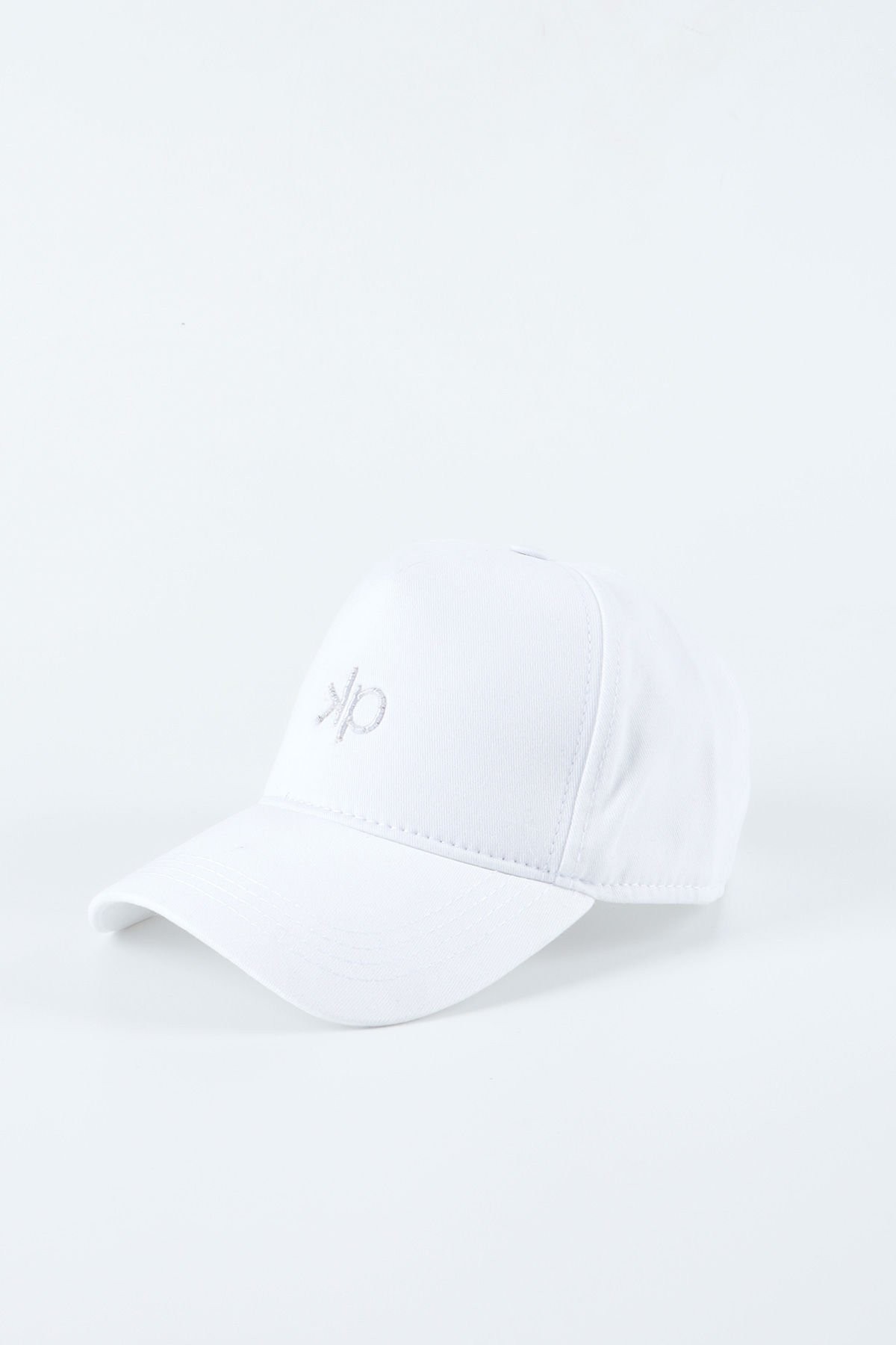 Kapin Kp Nakışlı Baseball Cap Şapka - Beyaz