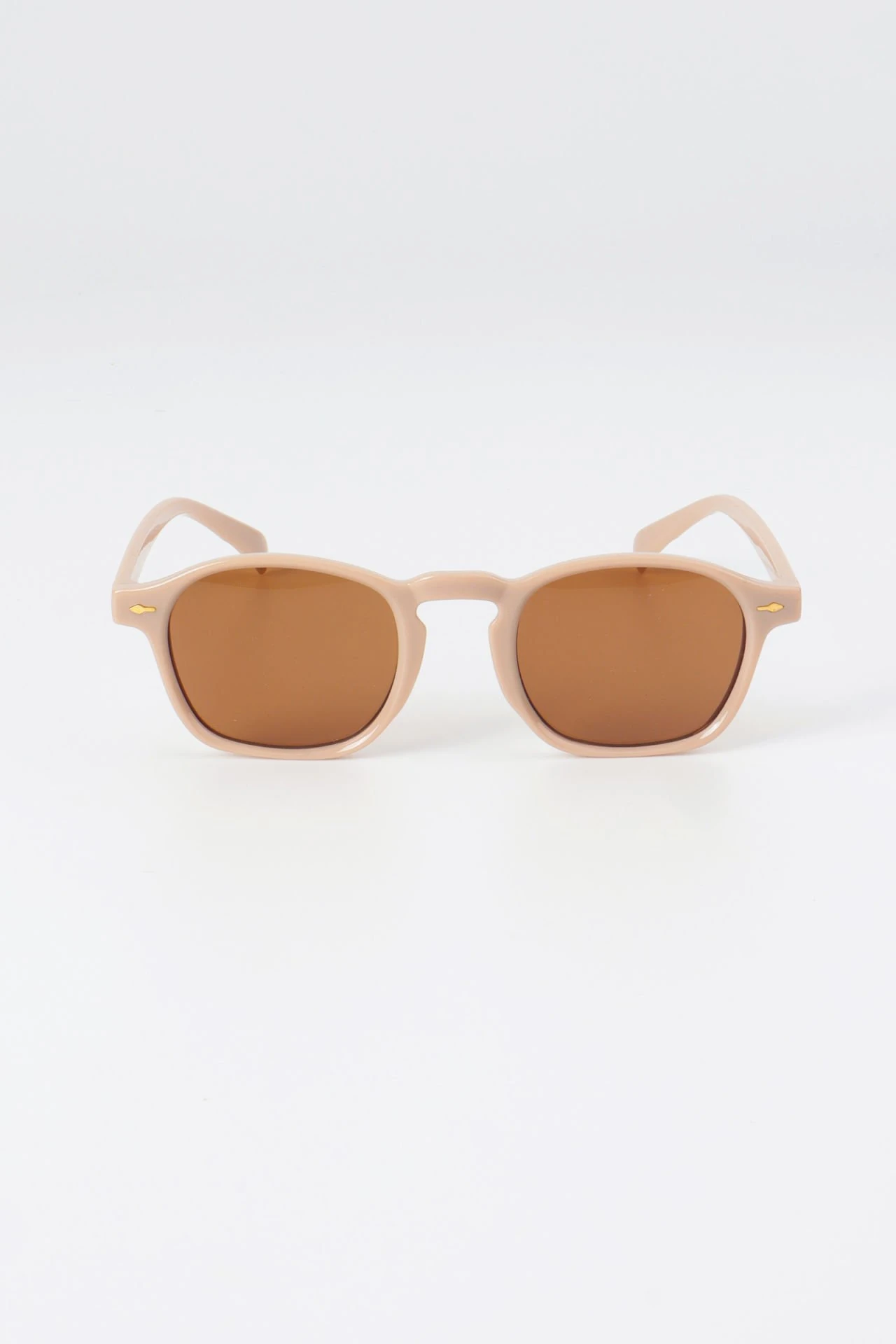 Yuli Kristal Kesim Kemik Güneş Gözlüğü - Bej