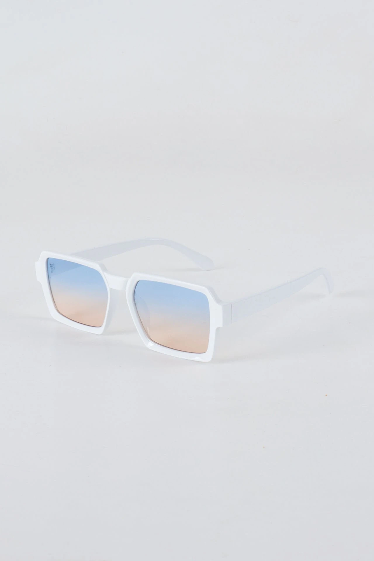 Boldx Dikdörtgen Güneş Gözlüğü - Beyaz