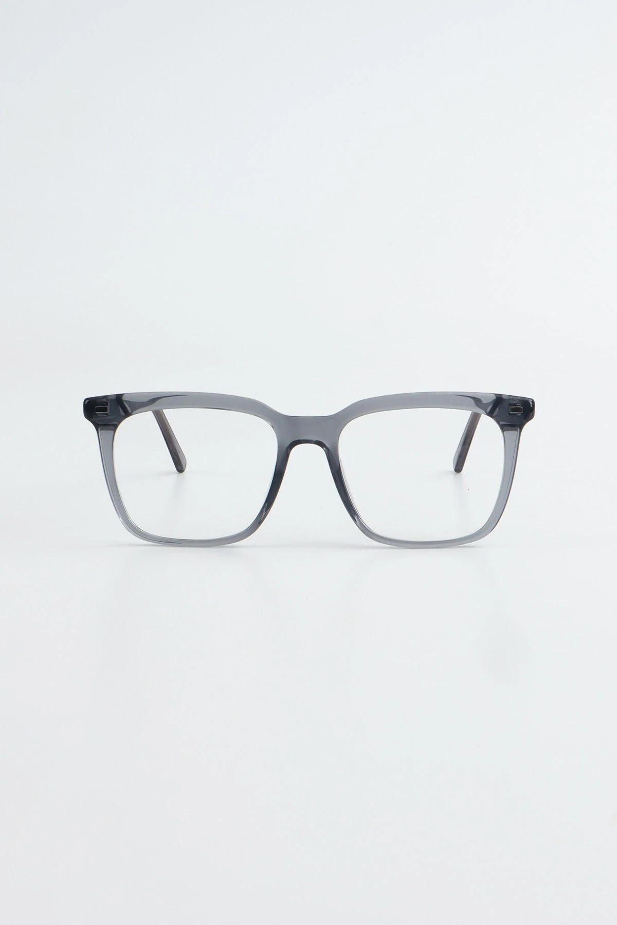 Mıknatıslı Kapaklı Güneş Gözlüğü ve Mavi Işık Koruyucu Cam - Gri Çerçeve