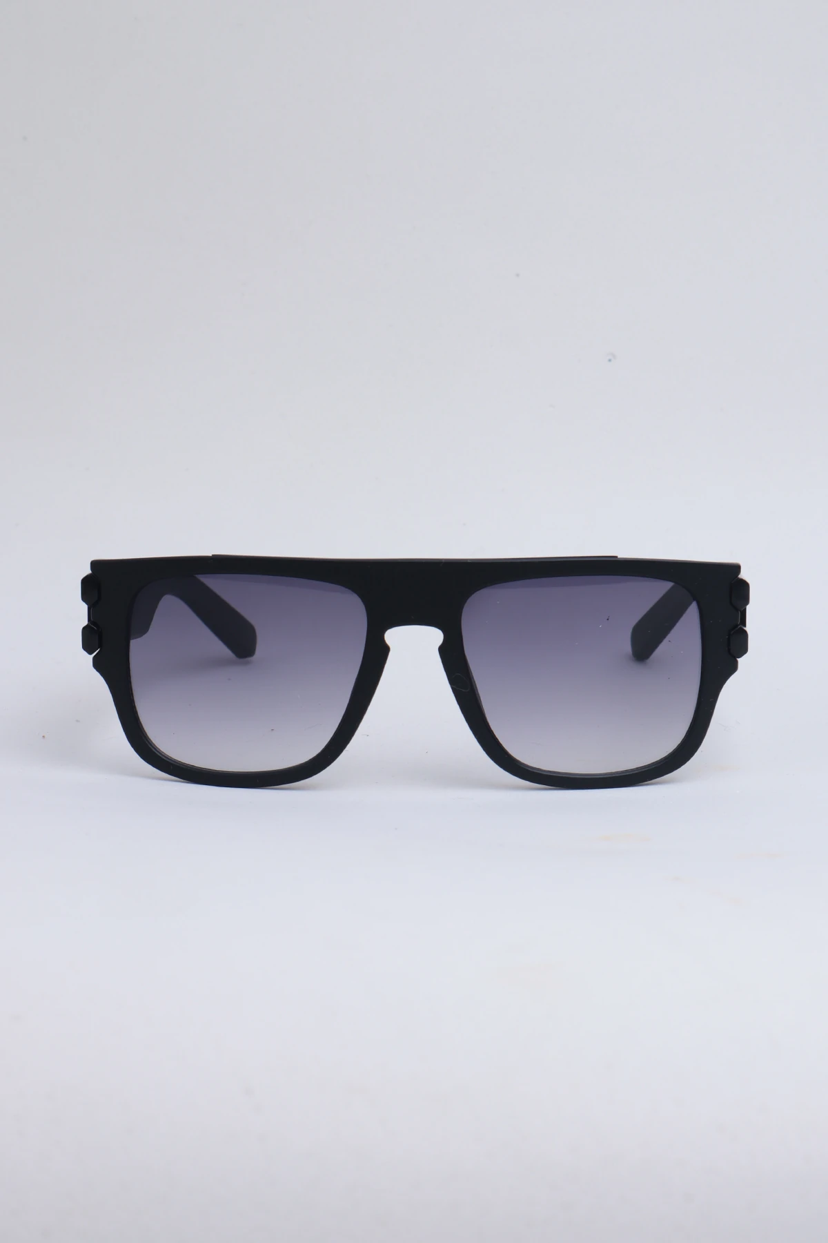 Twente Kemik Dikdörtgen Güneş Gözlüğü - Mat Siyah