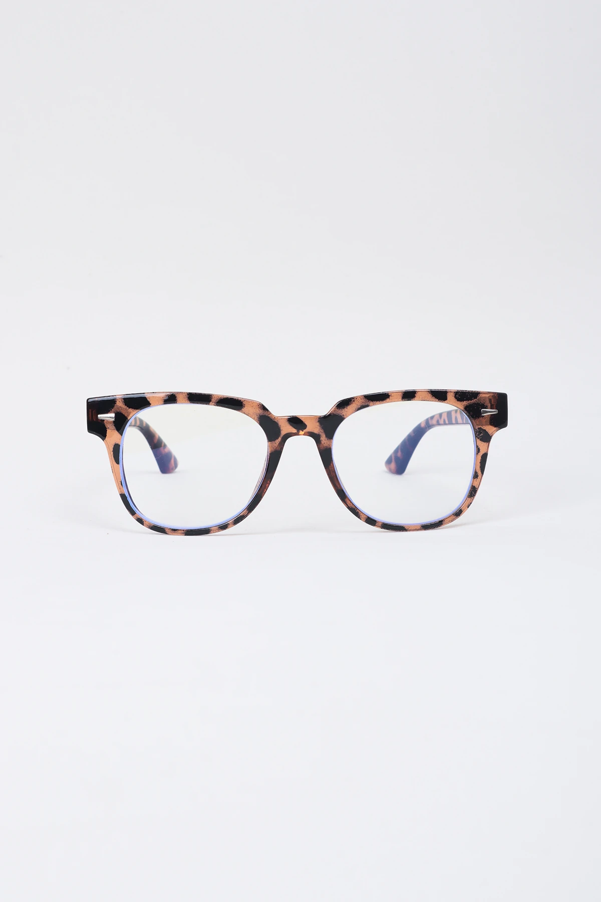 Toi Leopar Çerçeve Mavi Işık Filtreli Koruyucu Gözlük - Blue Block