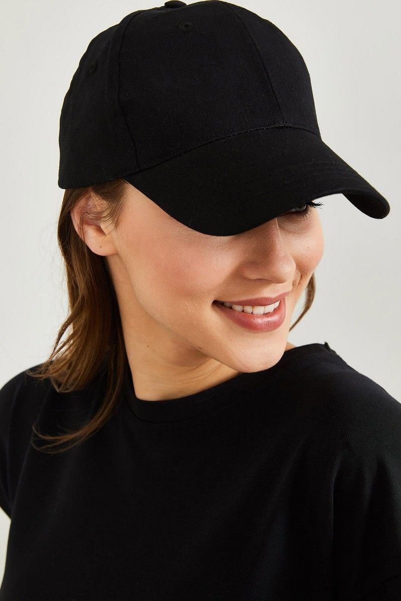 Siyah Basic Cap Baseball Şapka